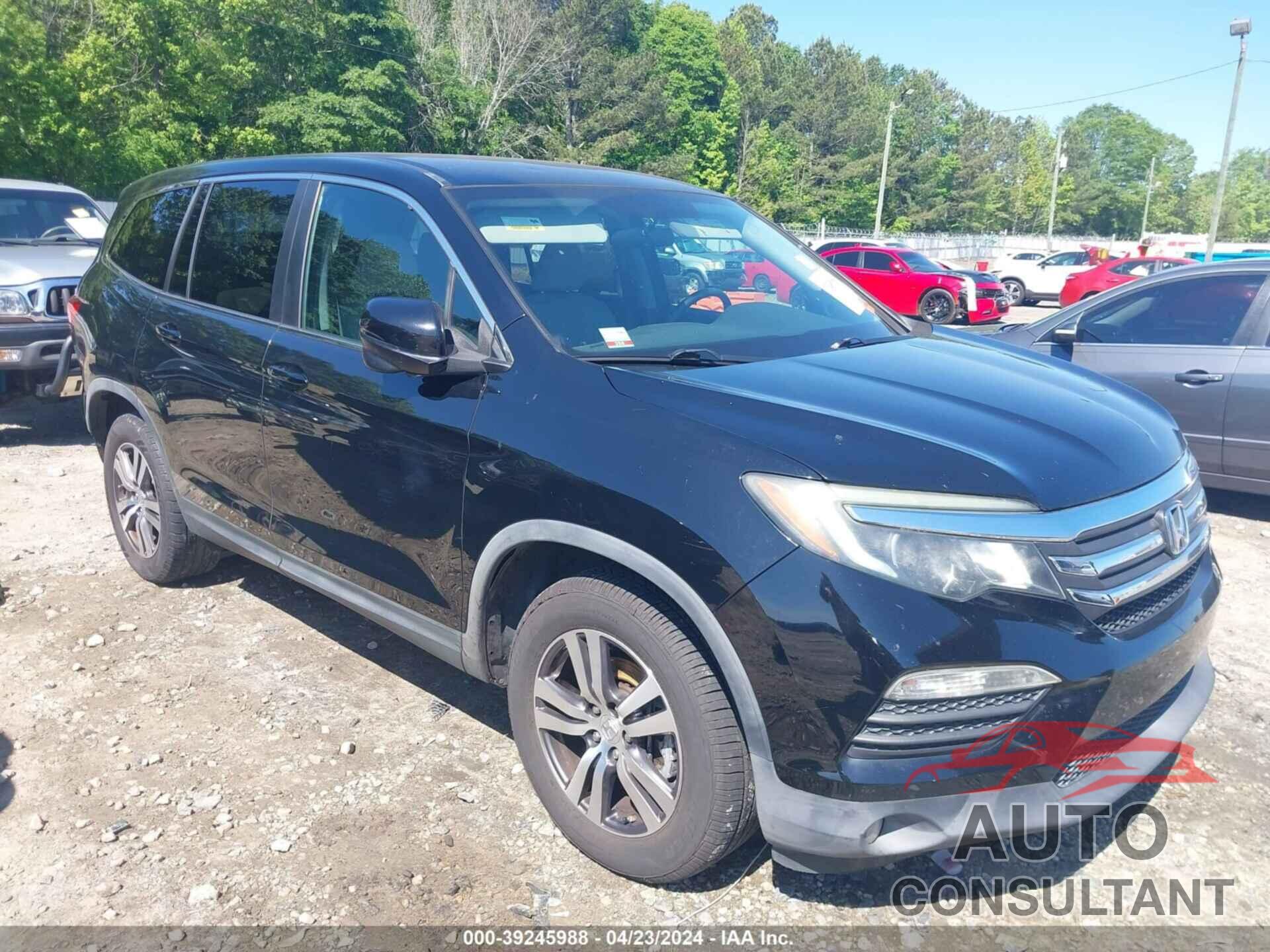 HONDA PILOT 2017 - 5FNYF5H31HB006965