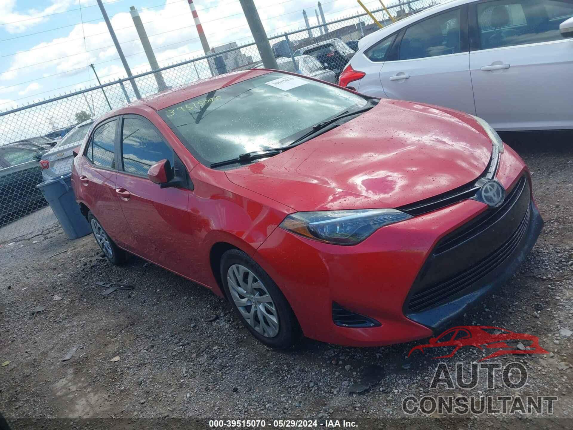 TOYOTA COROLLA 2018 - 2T1BURHE6JC036557