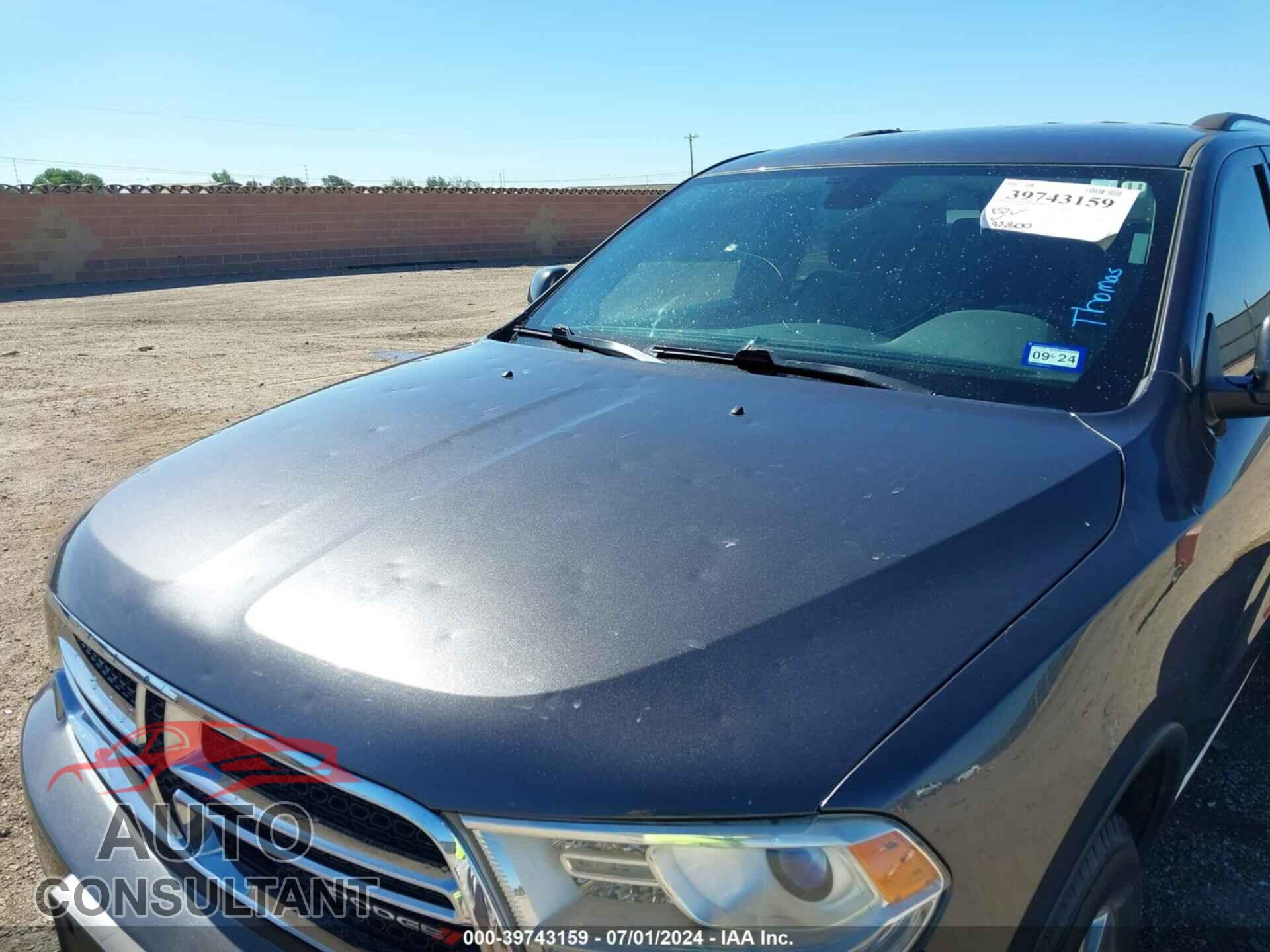 DODGE DURANGO 2017 - 1C4RDJAG2HC691510