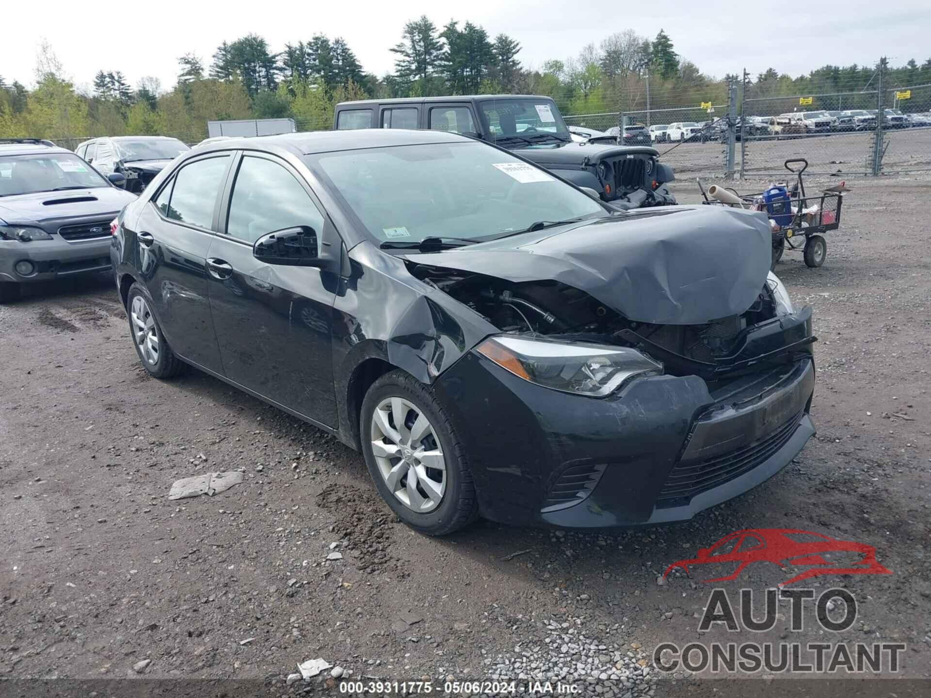TOYOTA COROLLA 2016 - 2T1BURHEXGC484910