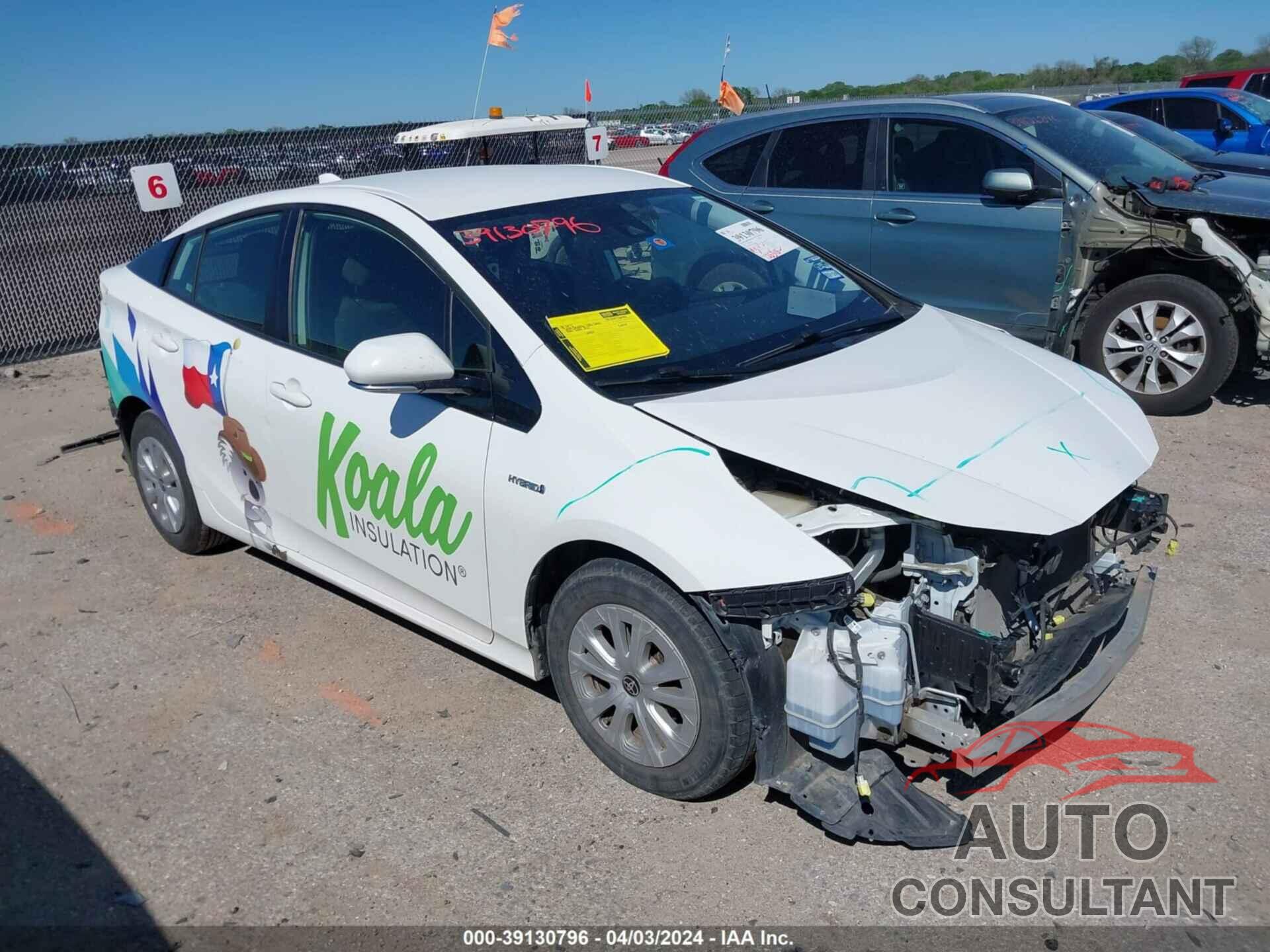 TOYOTA PRIUS 2020 - JTDKARFU8L3107966