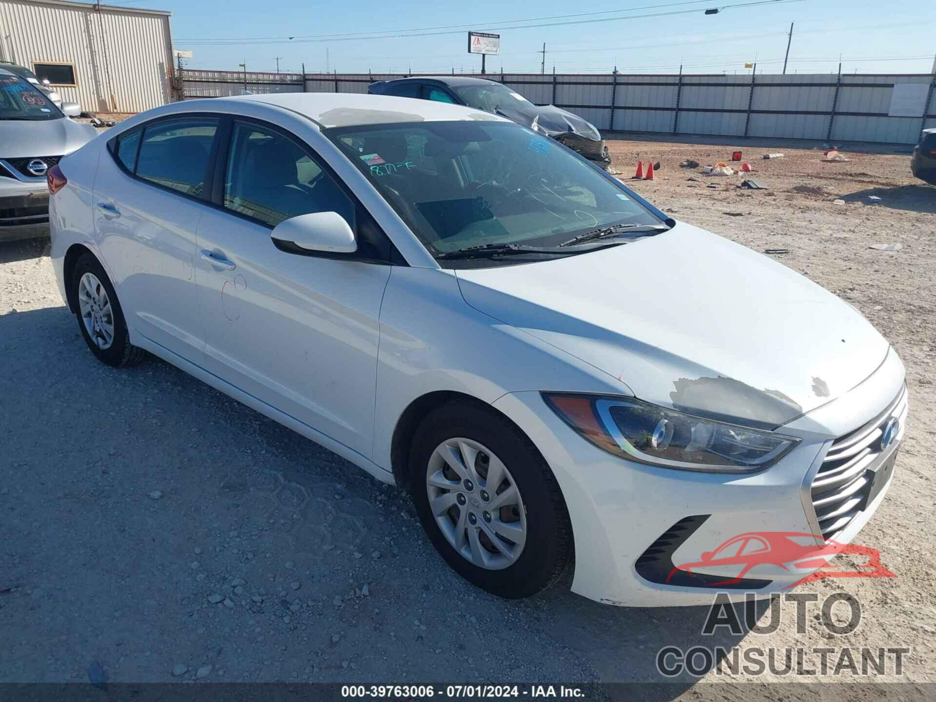 HYUNDAI ELANTRA 2017 - 5NPD74LF1HH173254