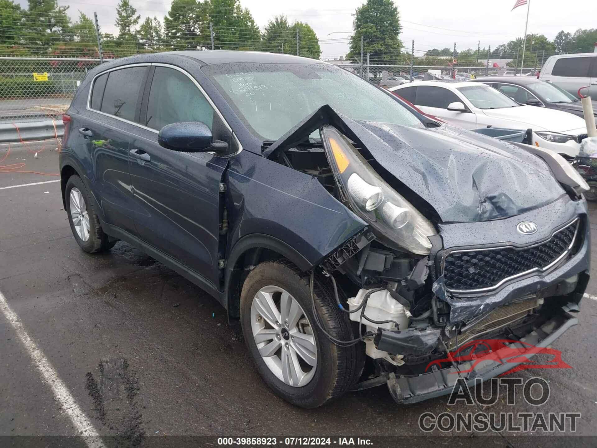 KIA SPORTAGE 2017 - KNDPM3AC4H7241513