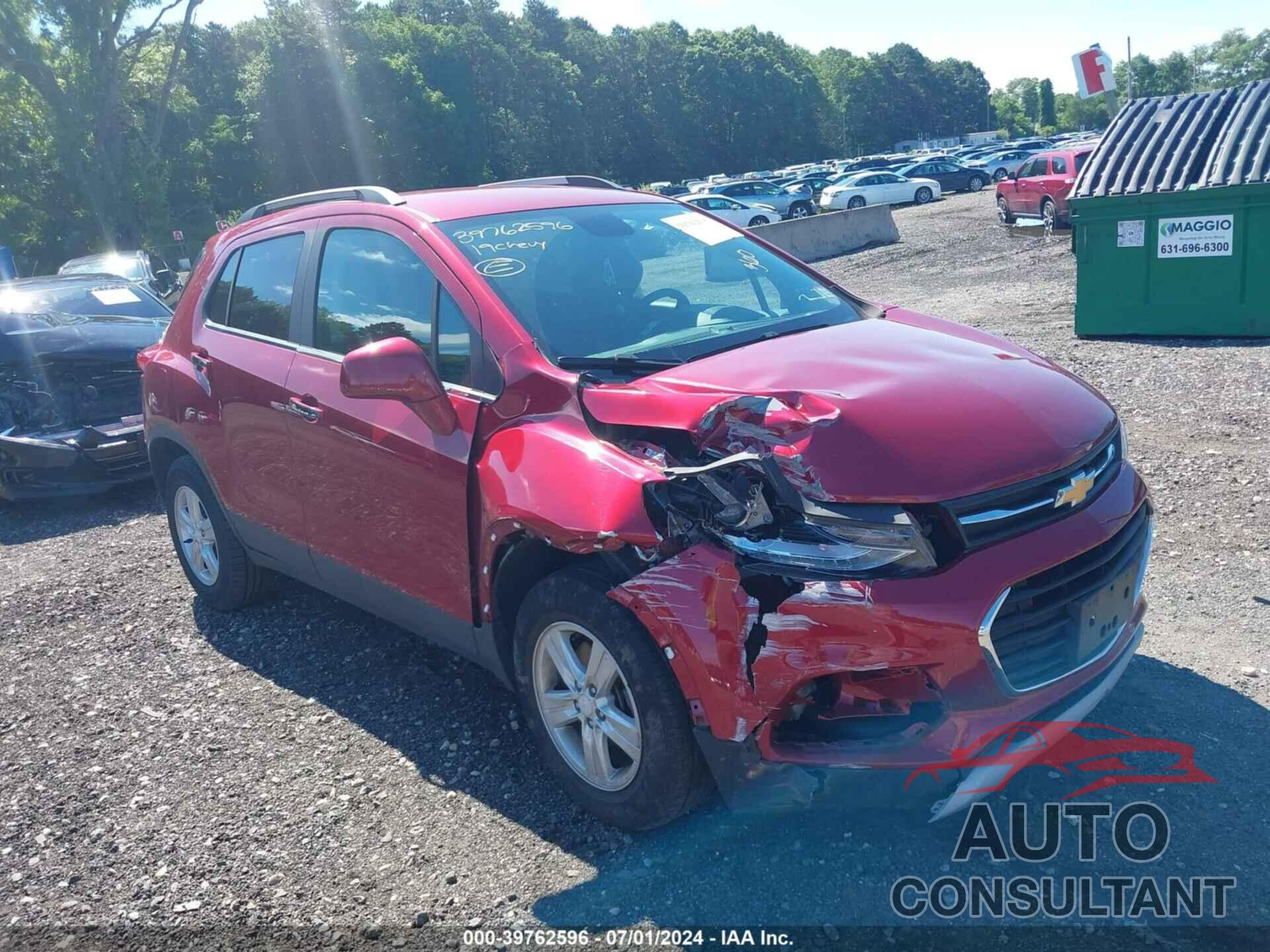 CHEVROLET TRAX 2019 - 3GNCJLSB6KL366035