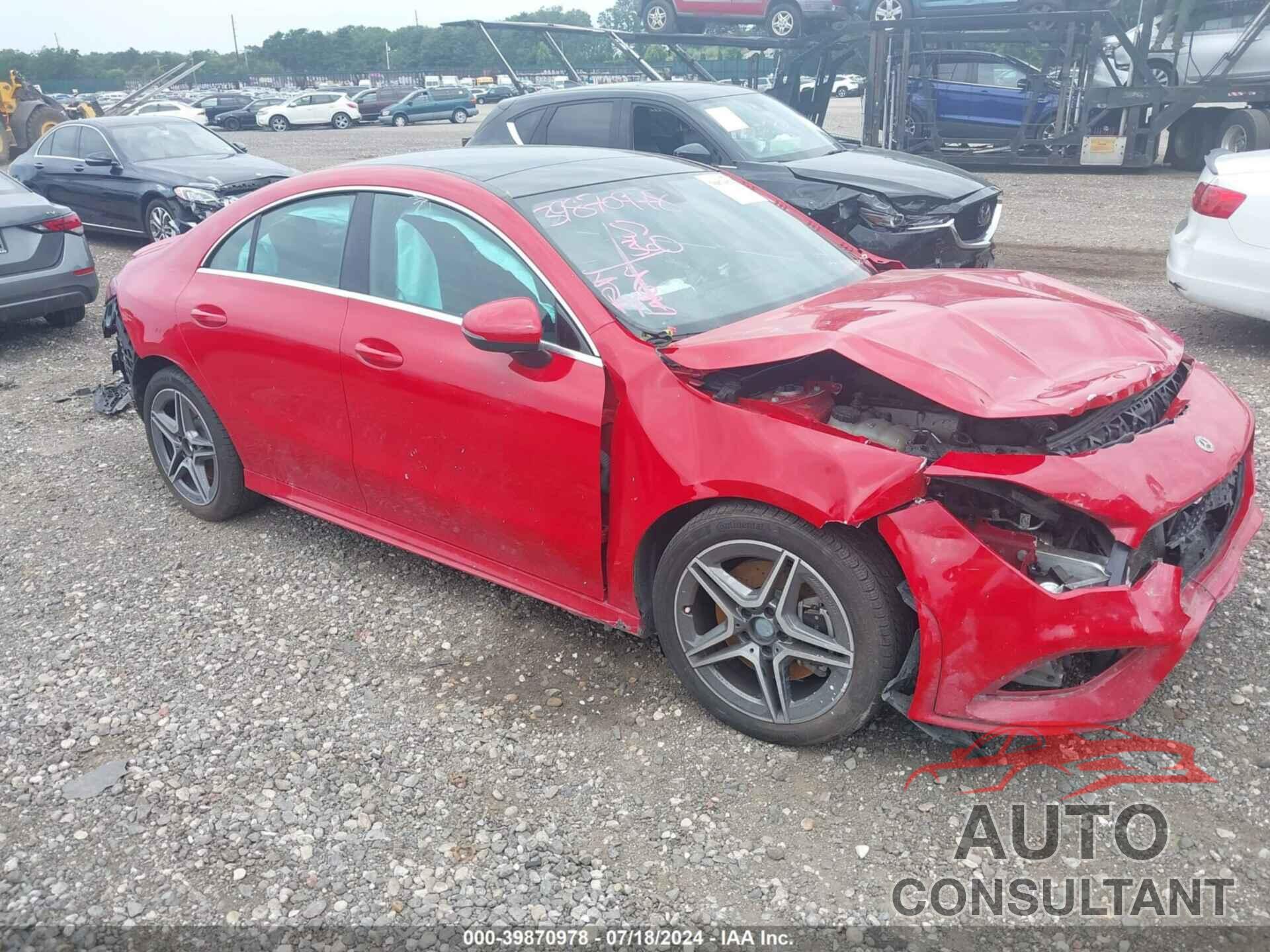 MERCEDES-BENZ CLA 250 2020 - WDD5J4HB4LN034746