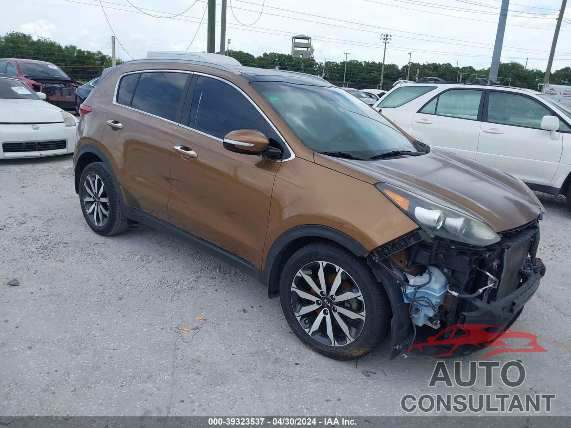 KIA SPORTAGE 2017 - KNDPN3AC5H7269091