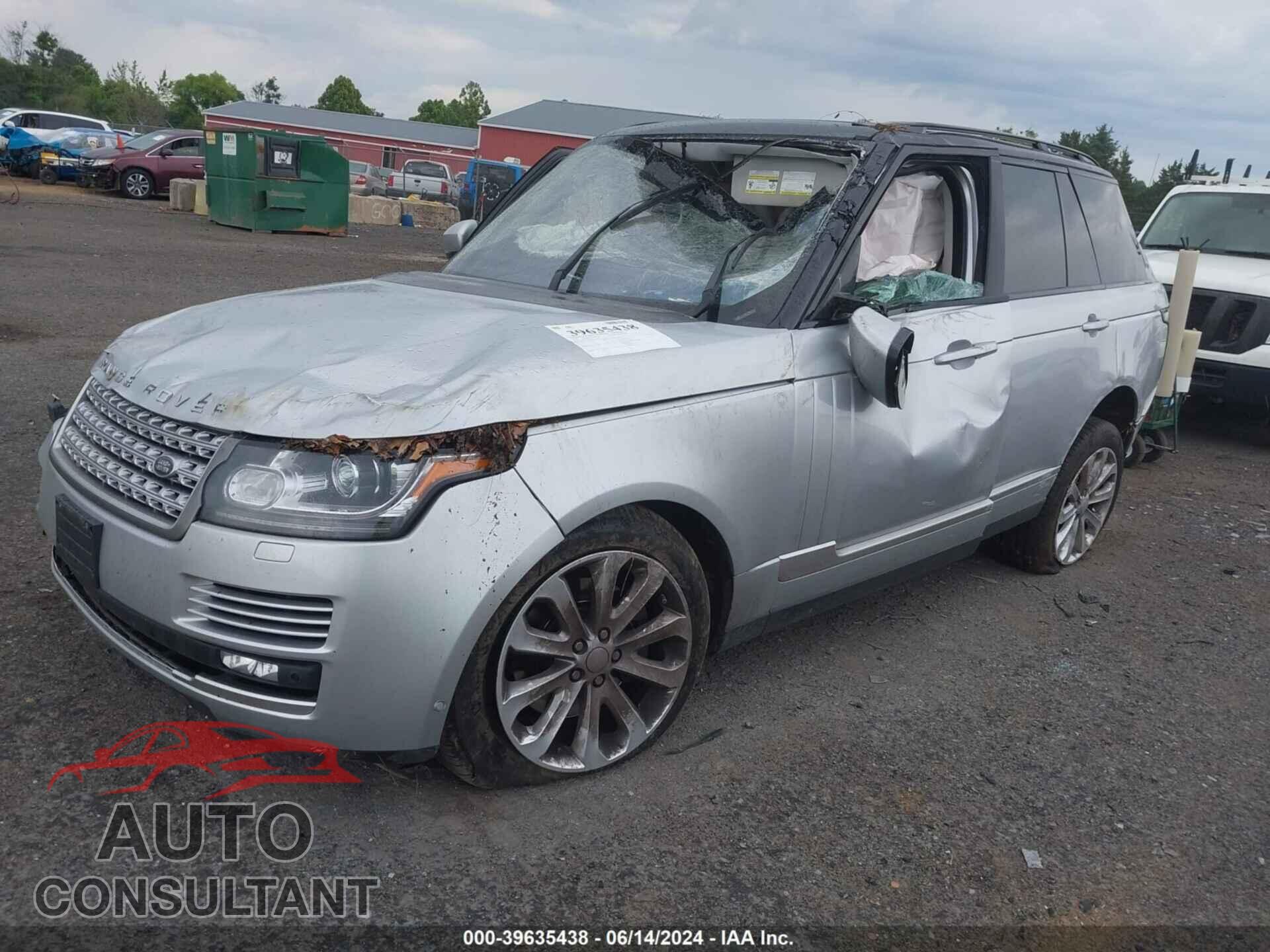 LAND ROVER RANGE ROVER 2016 - SALGS2KF4GA249906