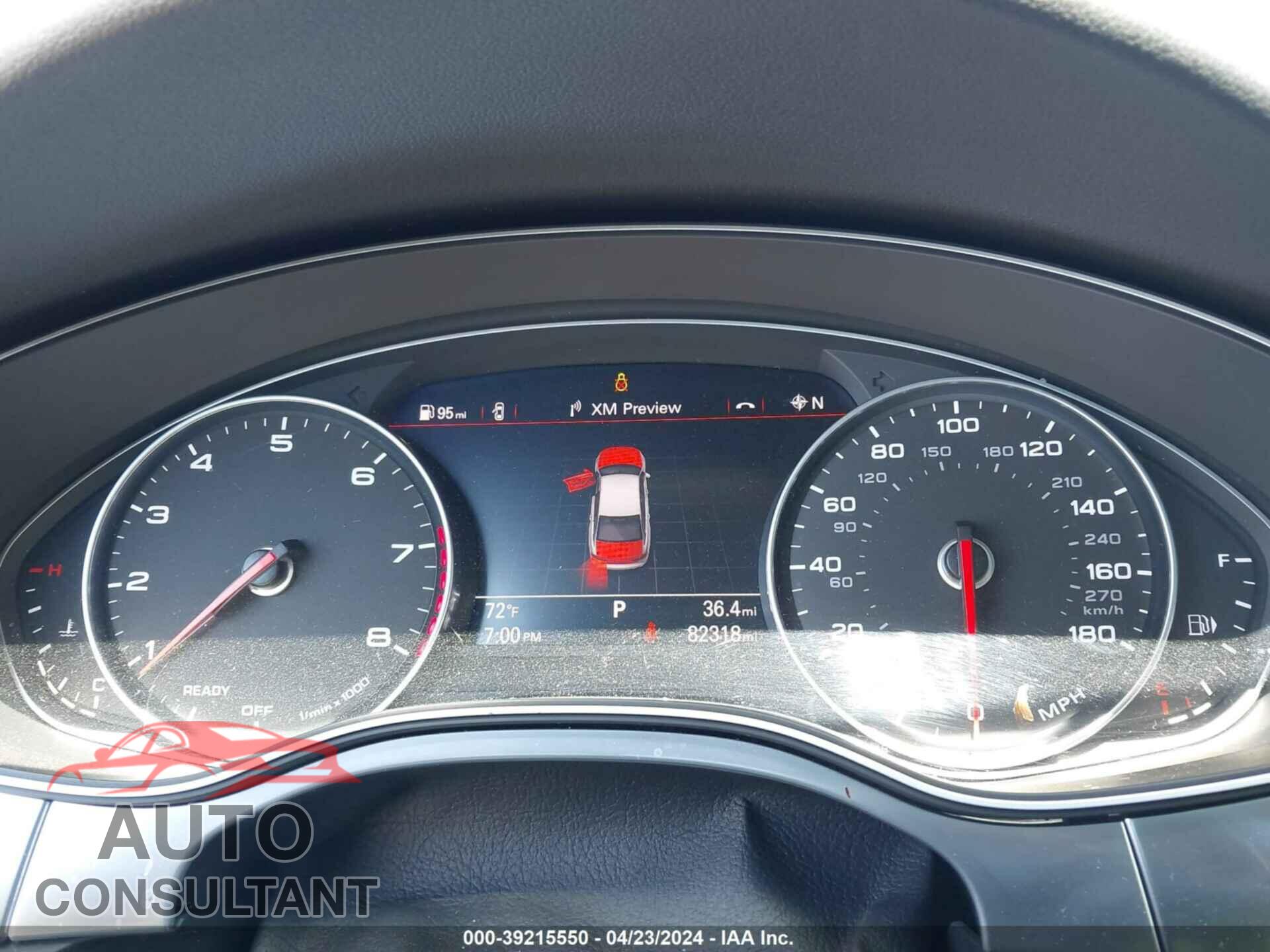 AUDI A6 2017 - WAUC8AFC1HN055839