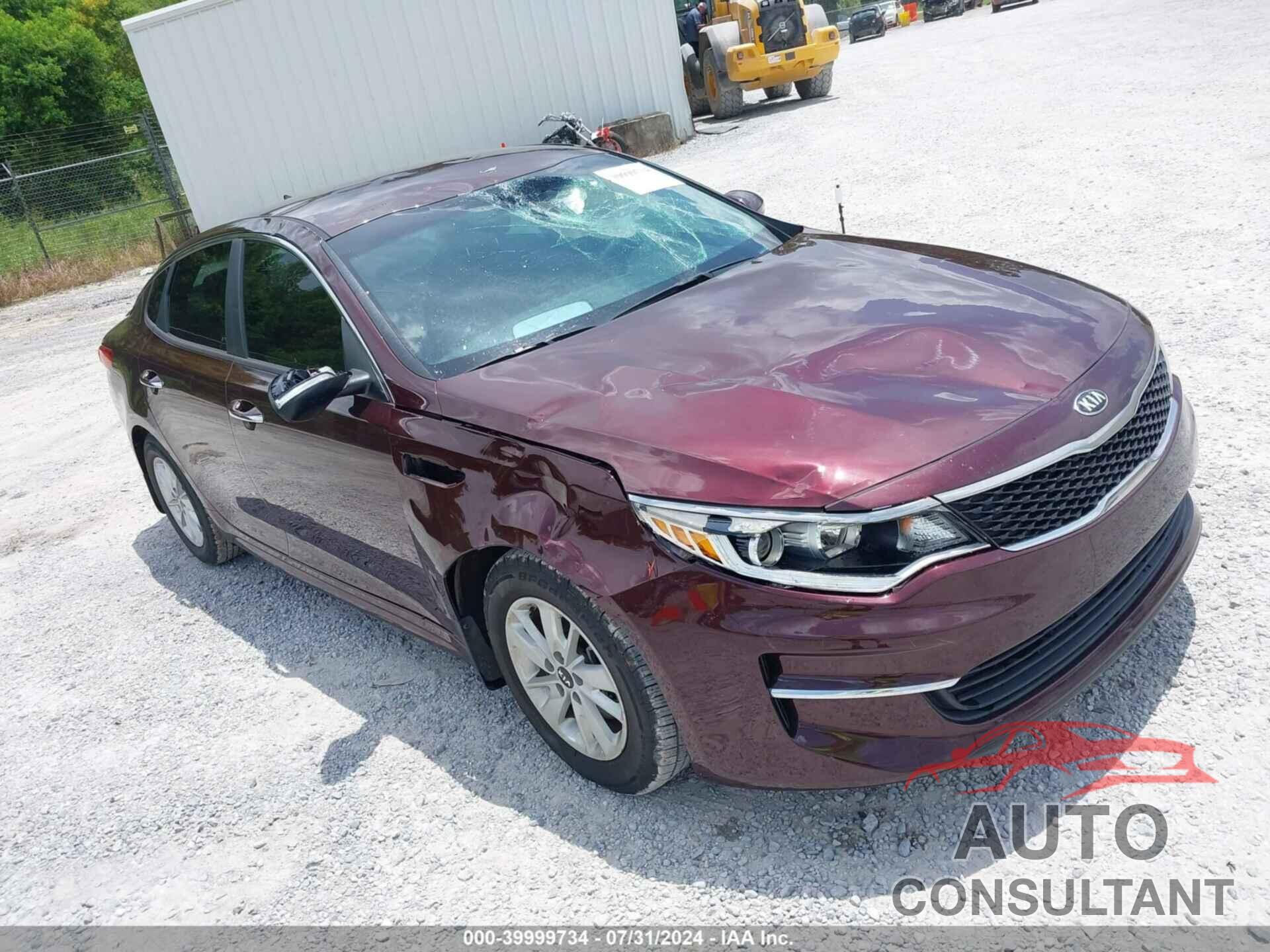KIA OPTIMA 2018 - 5XXGT4L33JG227167