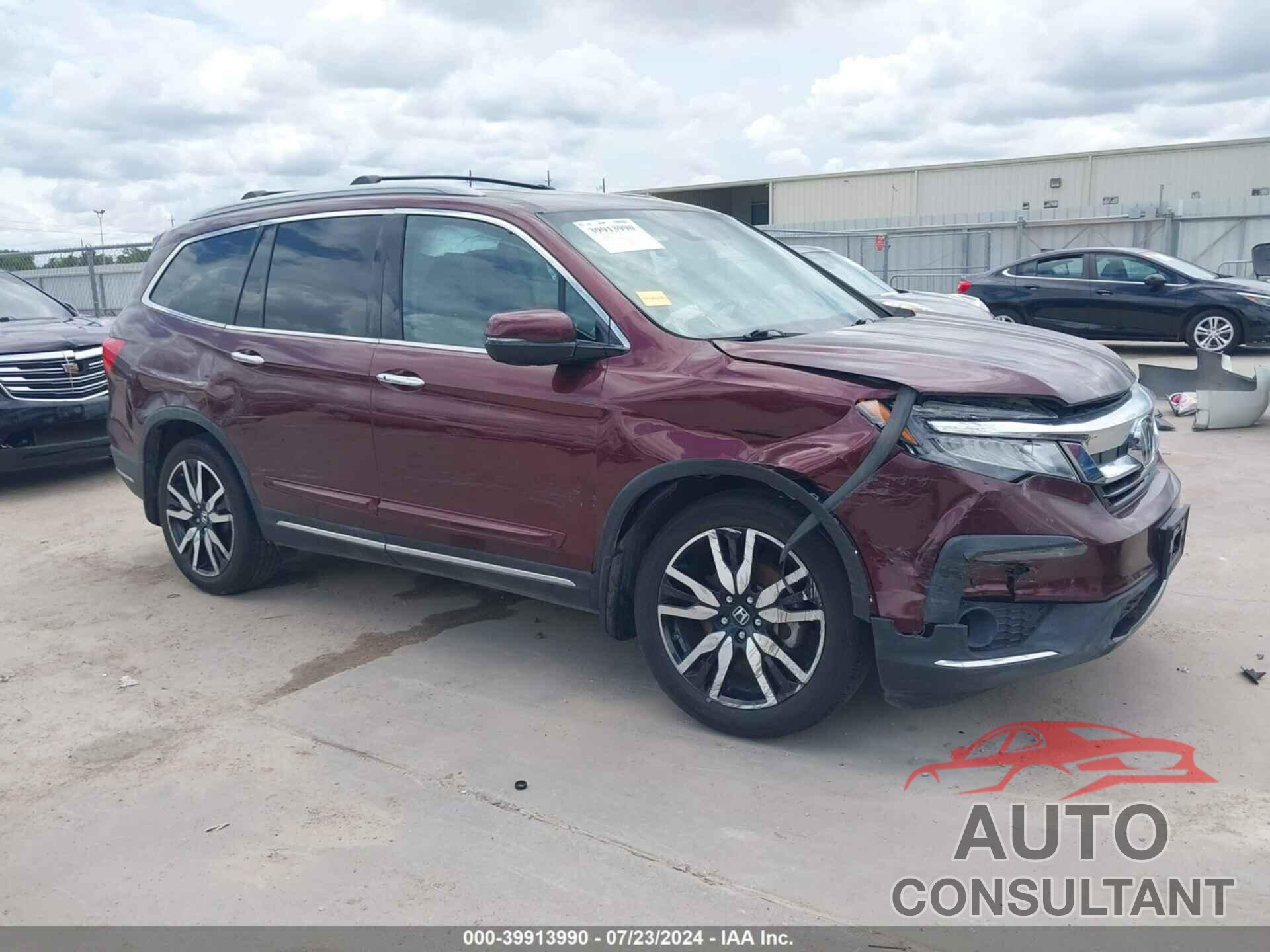 HONDA PILOT 2019 - 5FNYF6H94KB002149