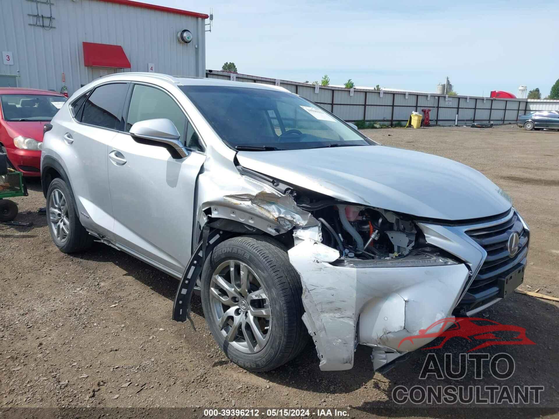LEXUS NX 300H 2016 - JTJBJRBZ6G2030380