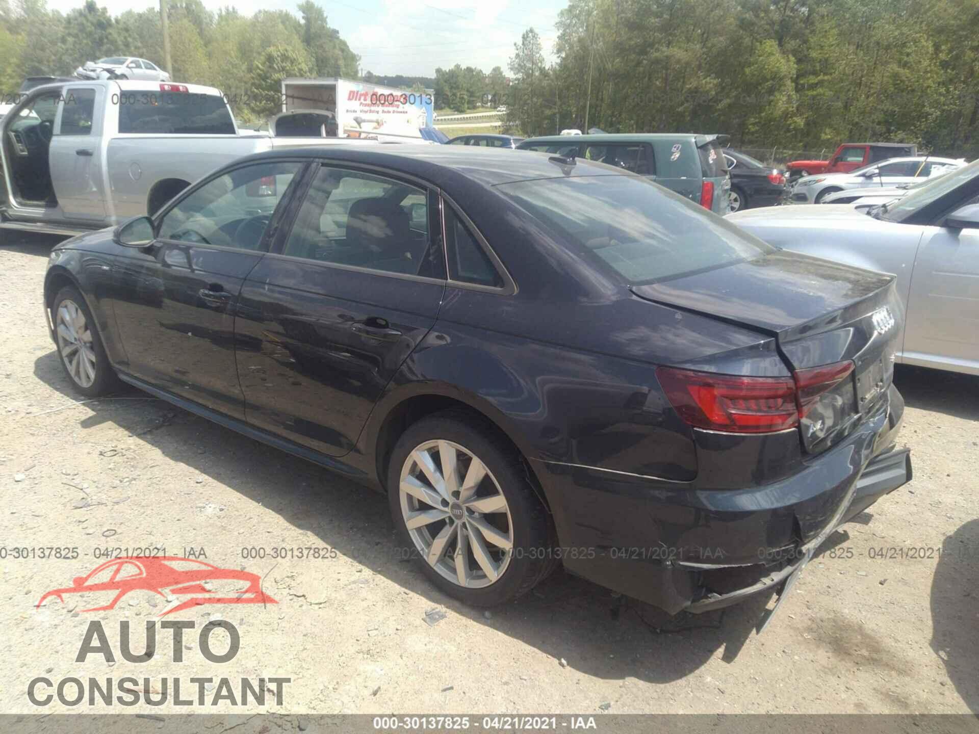 AUDI A4 2018 - WAUKMAF48JA153473