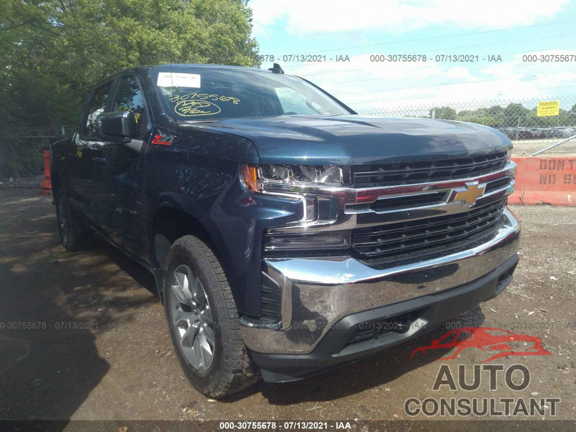 CHEVROLET SILVERADO 1500 2021 - 1GCUYDED8MZ220789