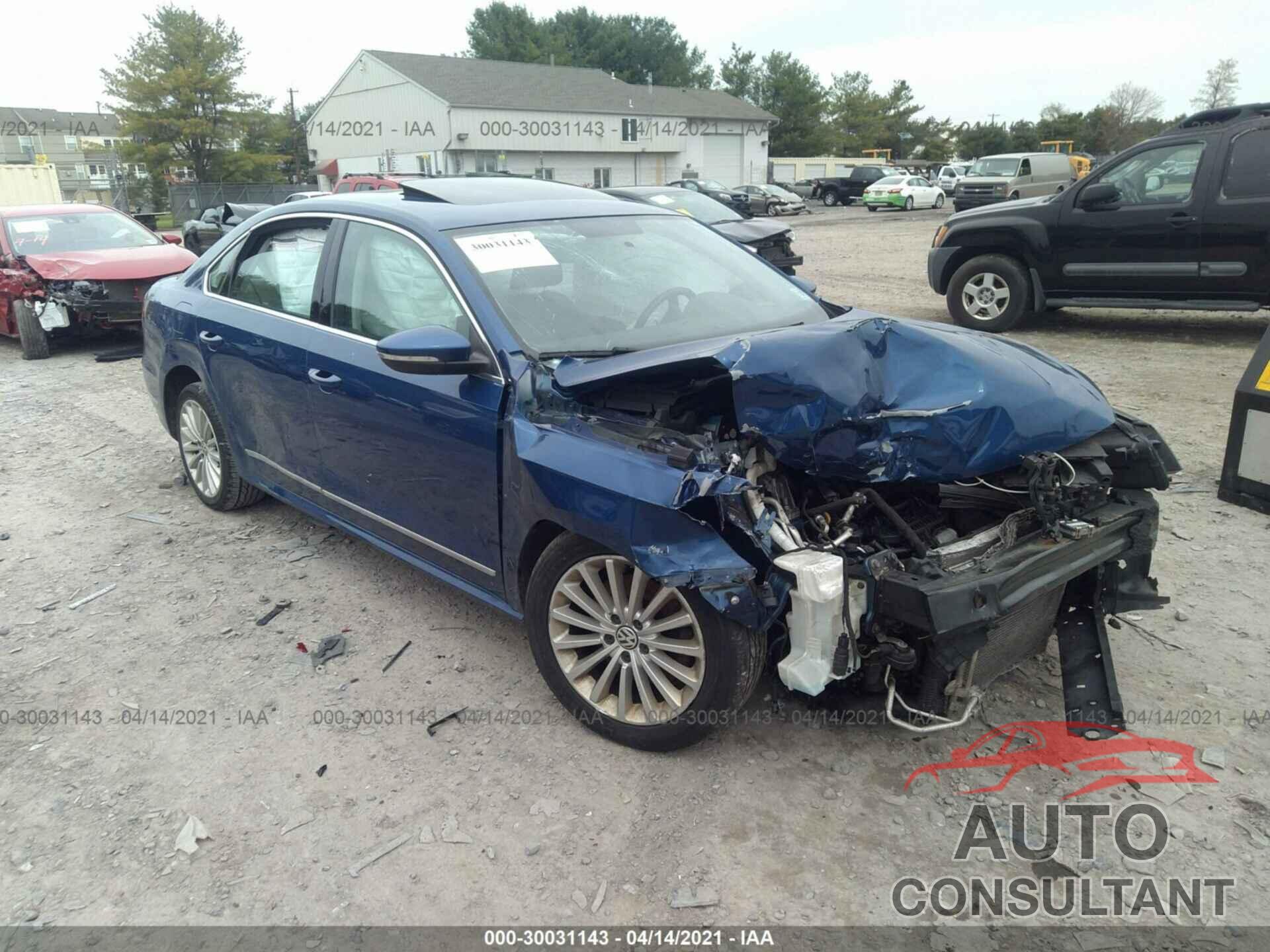 VOLKSWAGEN PASSAT 2016 - 1VWBT7A3XGC055238