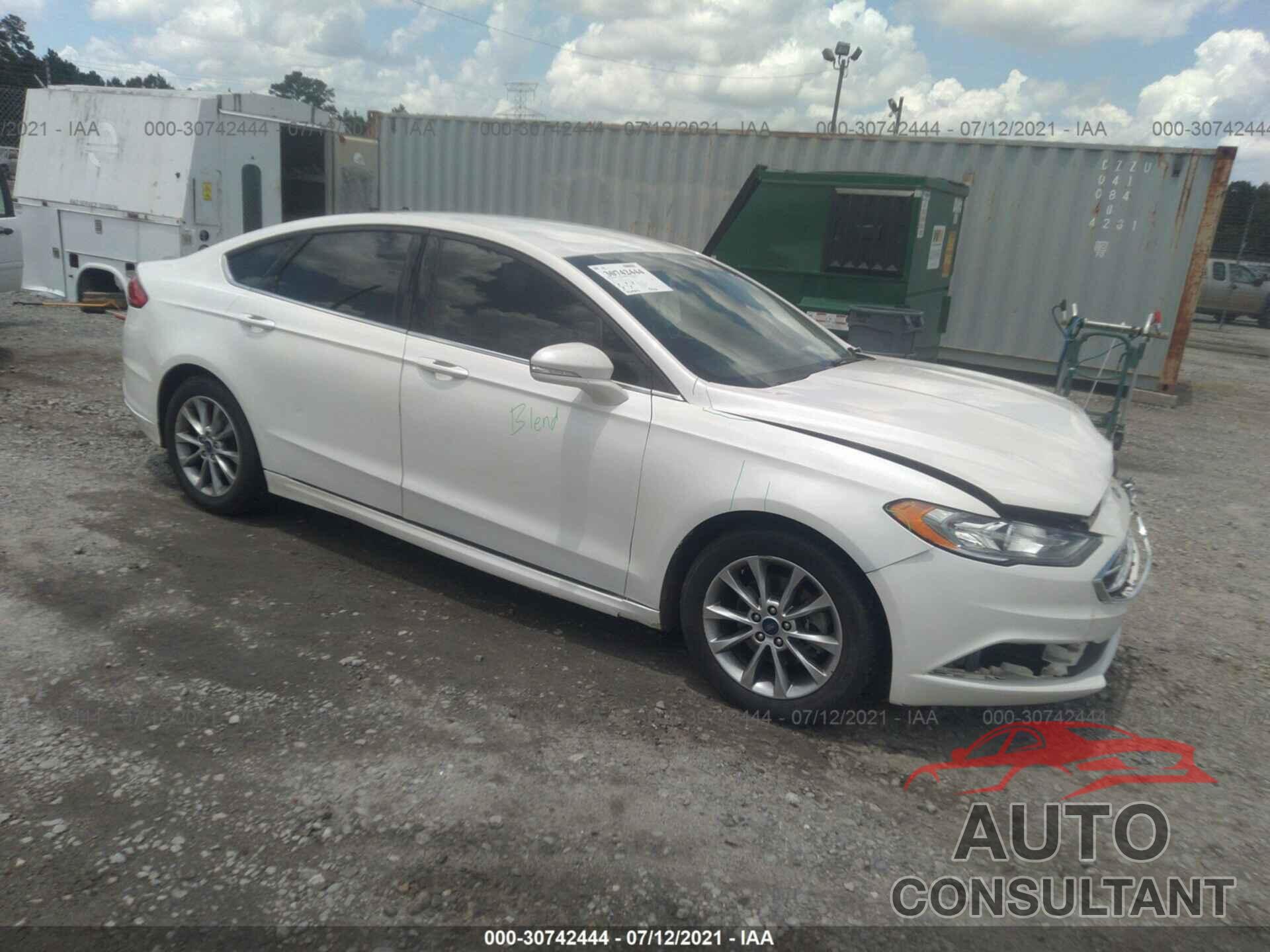 FORD FUSION 2017 - 3FA6P0H72HR144805