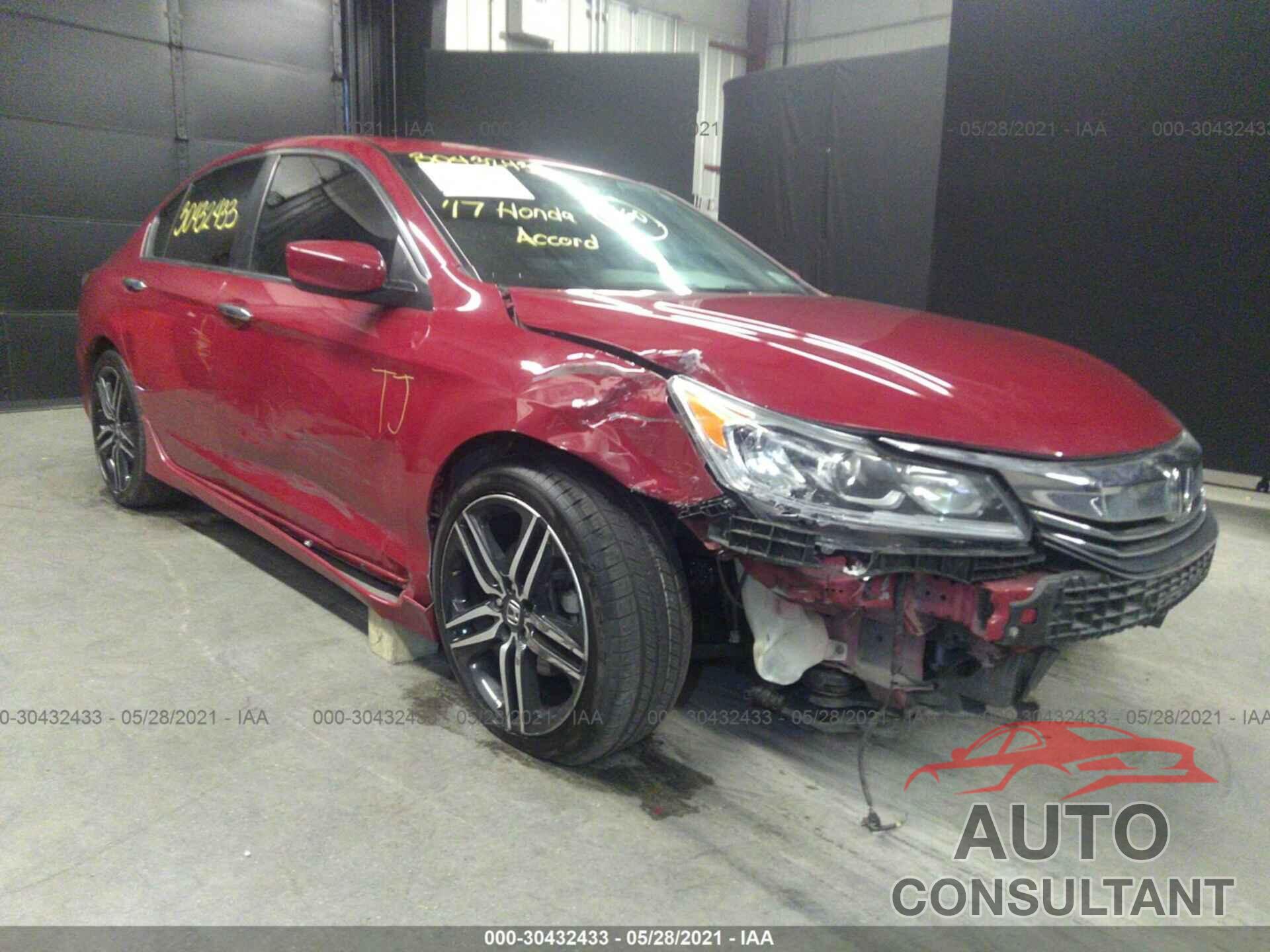 HONDA ACCORD SEDAN 2017 - 1HGCR2F52HA214688