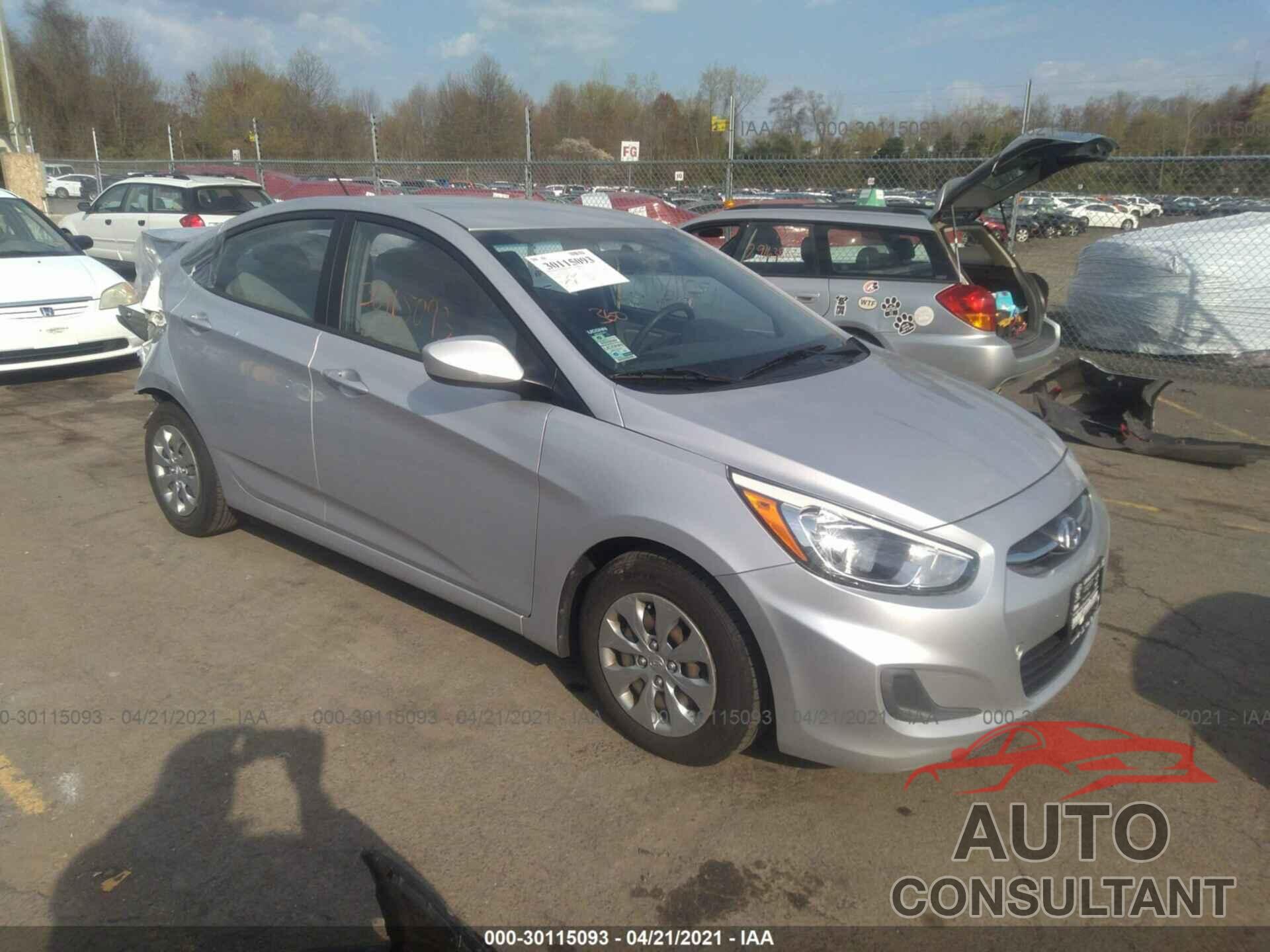 HYUNDAI ACCENT 2016 - KMHCT4AE1GU013537