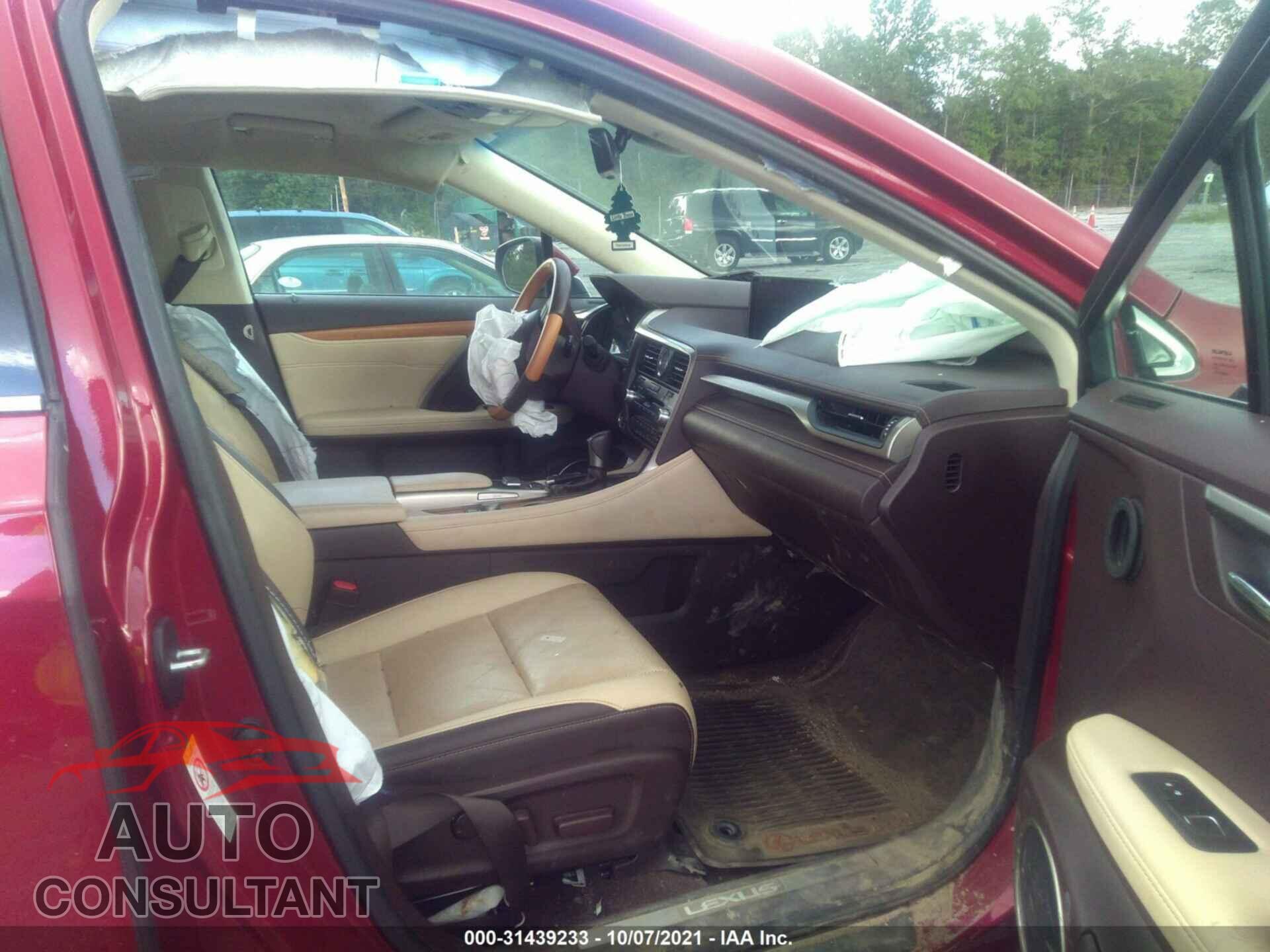 LEXUS RX 2019 - 2T2ZZMCA9KC126161