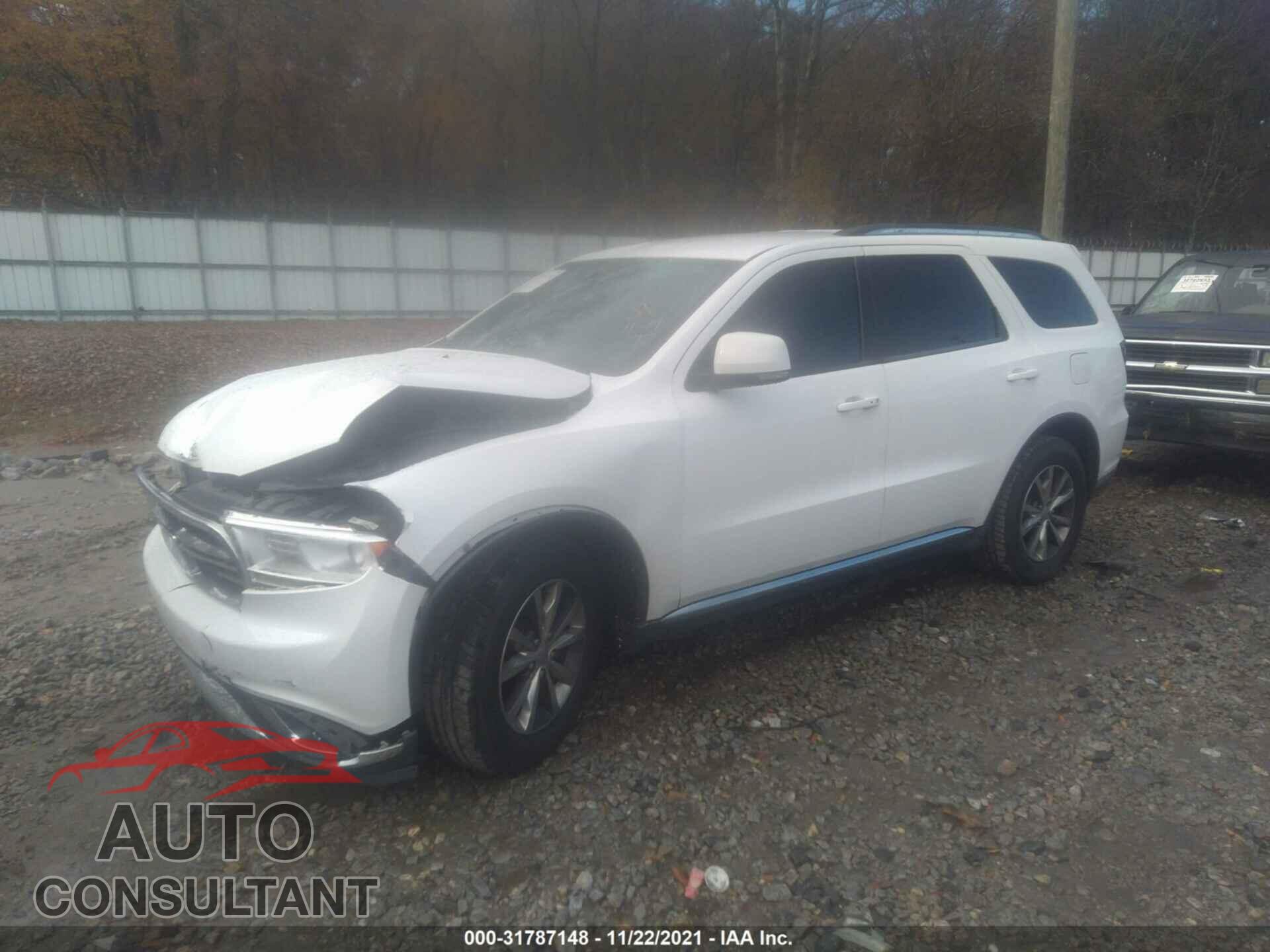 DODGE DURANGO 2016 - 1C4RDHDG4GC374007