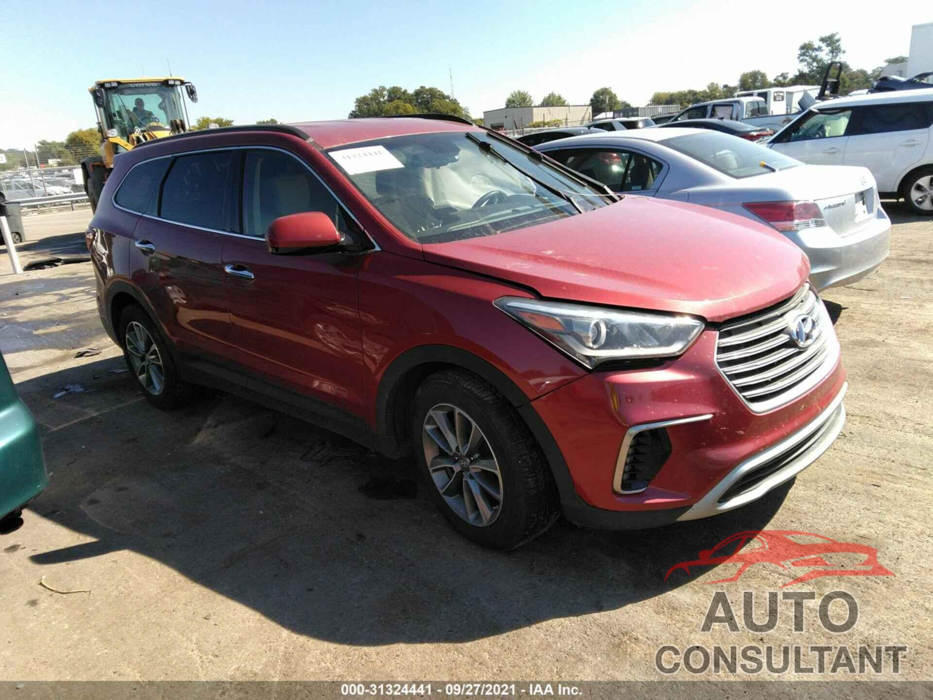 HYUNDAI SANTA FE 2017 - KM8SM4HF3HU180846