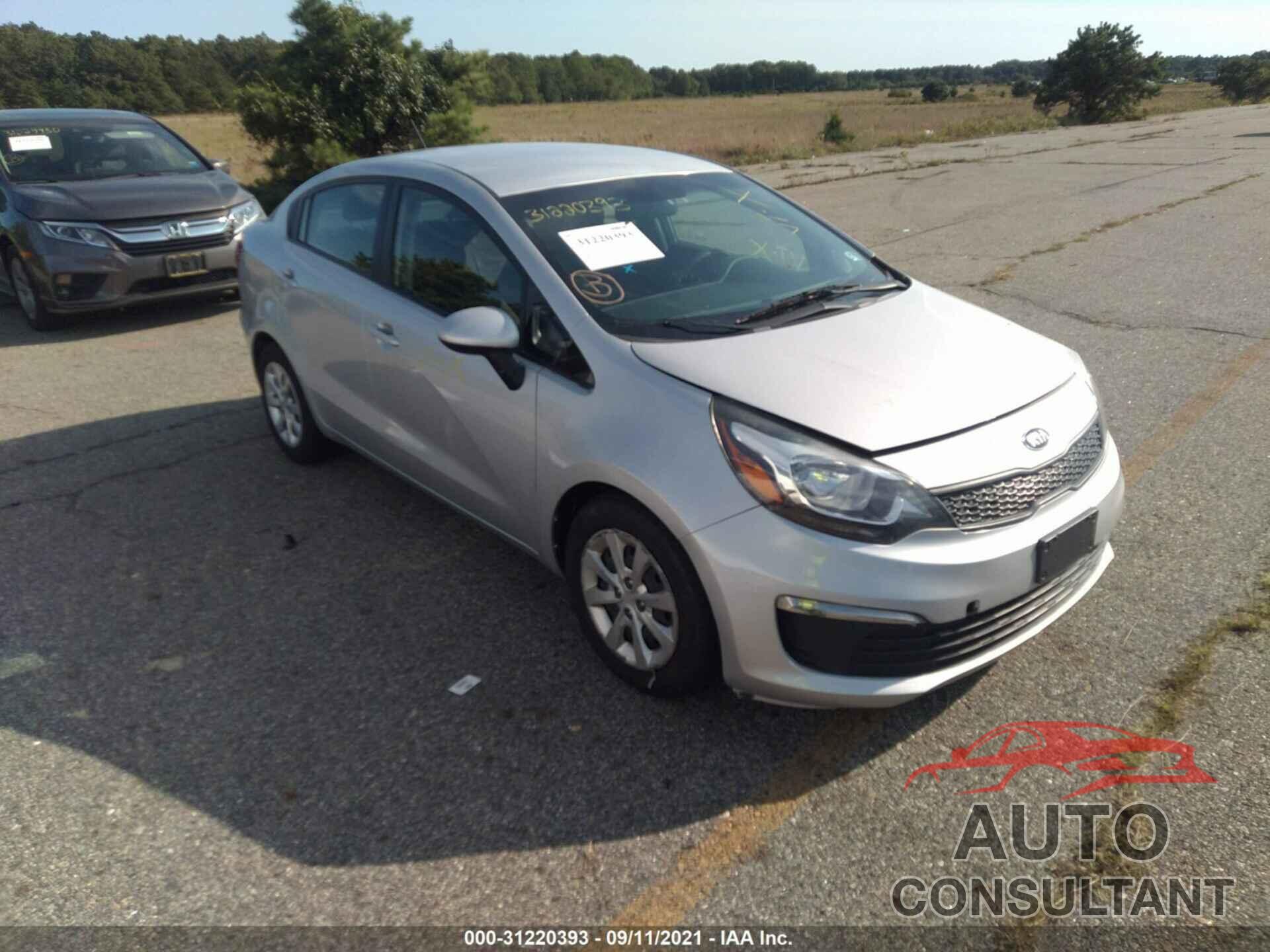 KIA RIO 2016 - KNADM4A30G6578545