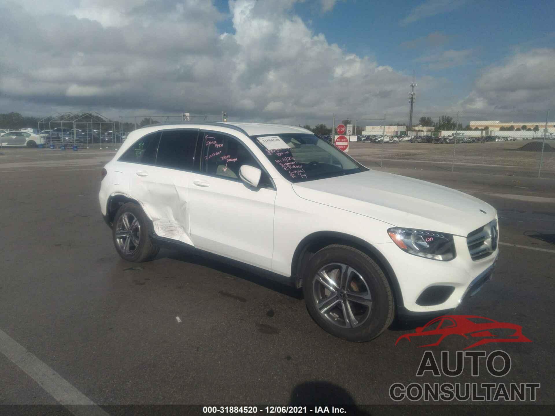 MERCEDES-BENZ GLC 2019 - WDC0G4JB5KF586448