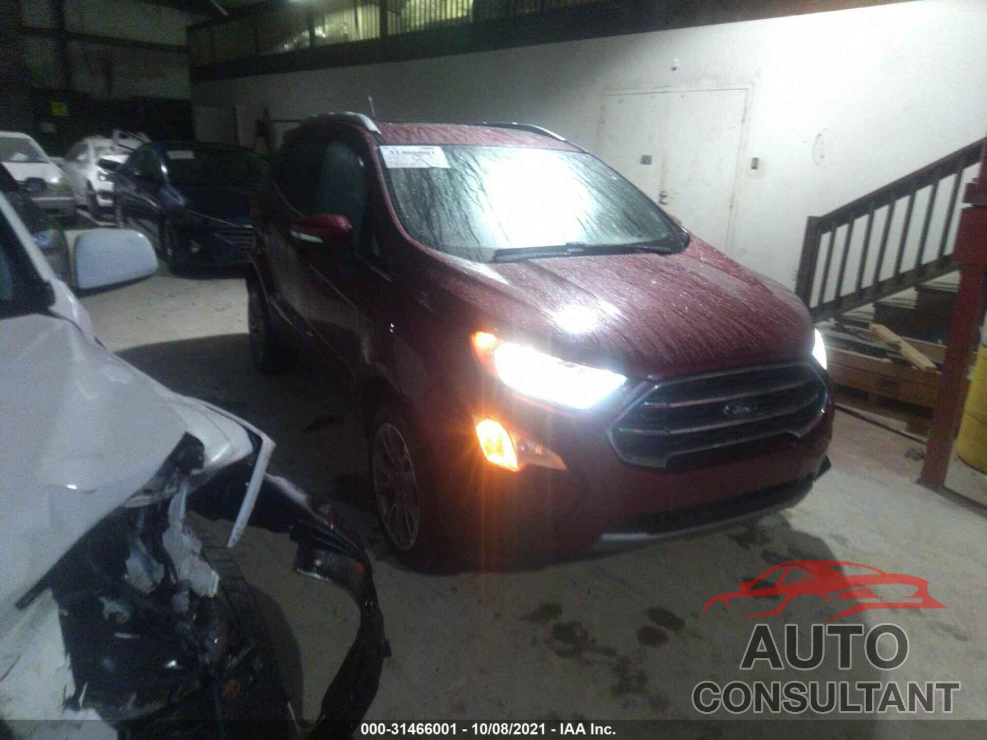 FORD ECOSPORT 2021 - MAJ6S3KL0MC411728