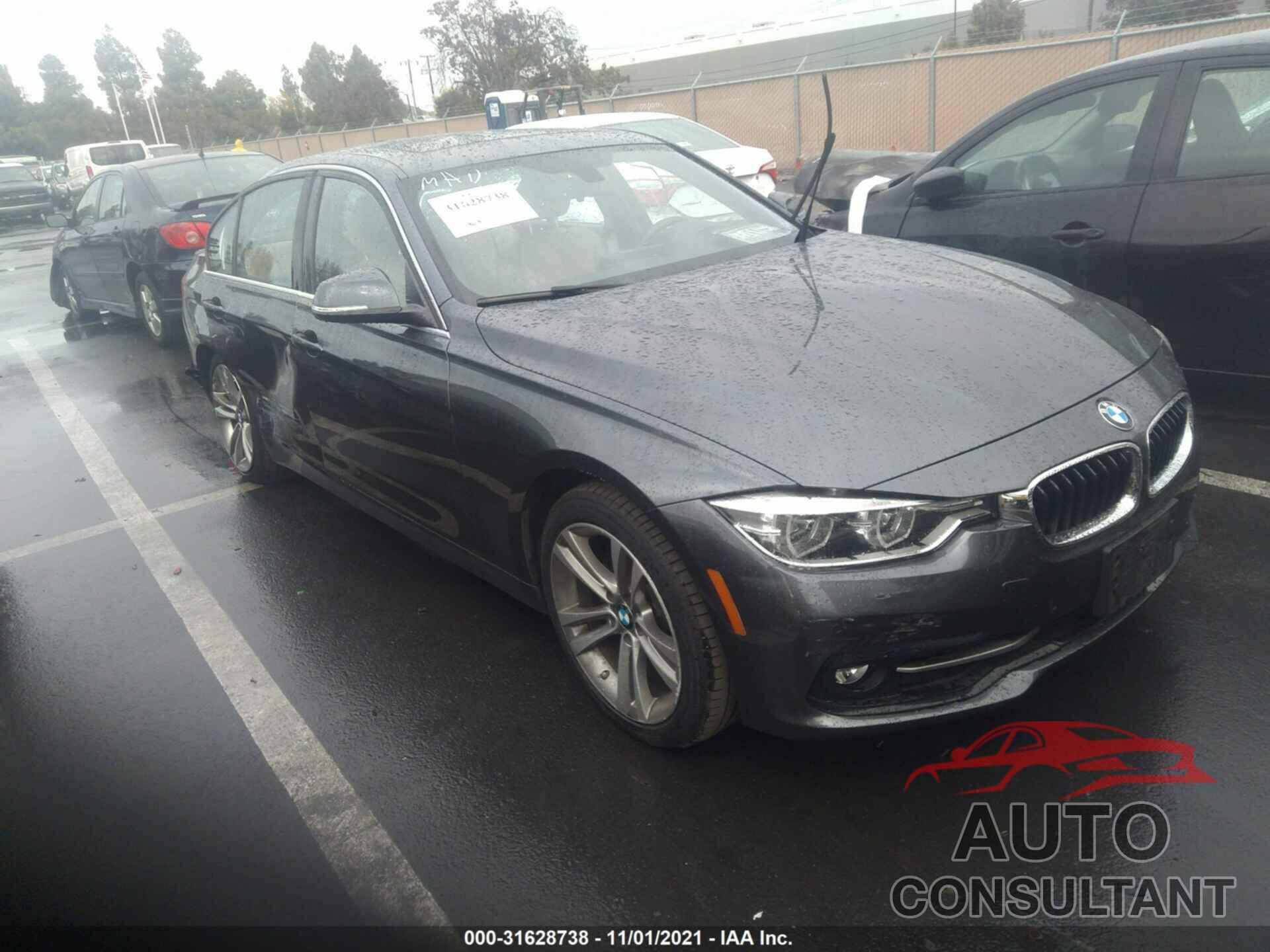 BMW 3 SERIES 2017 - WBA8B9G3XHNU55015
