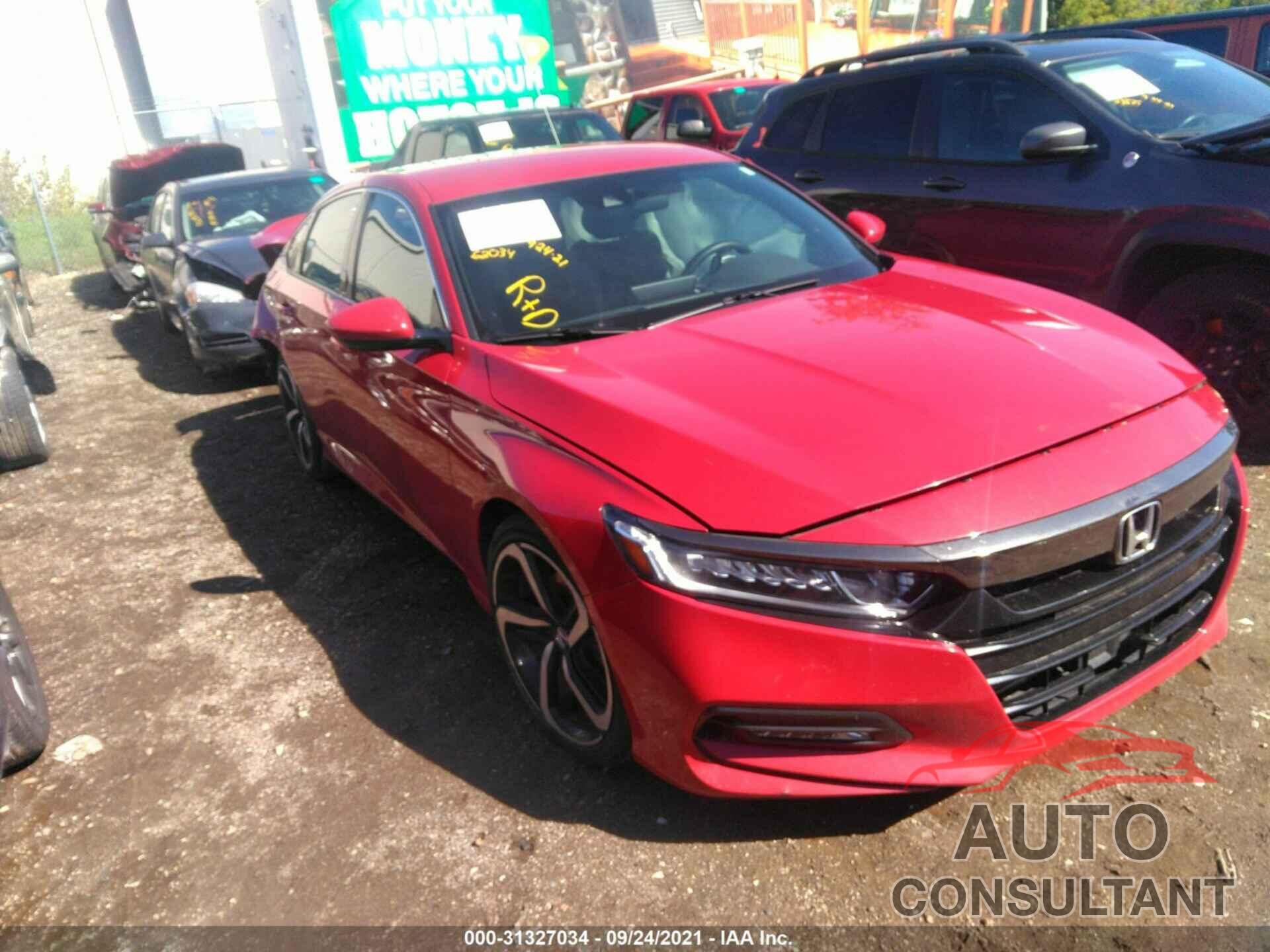 HONDA ACCORD SEDAN 2018 - 1HGCV1F39JA054643