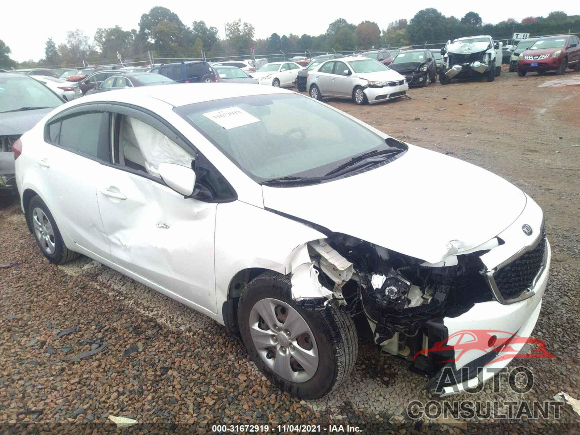 KIA FORTE 2017 - 3KPFK4A78HE050333