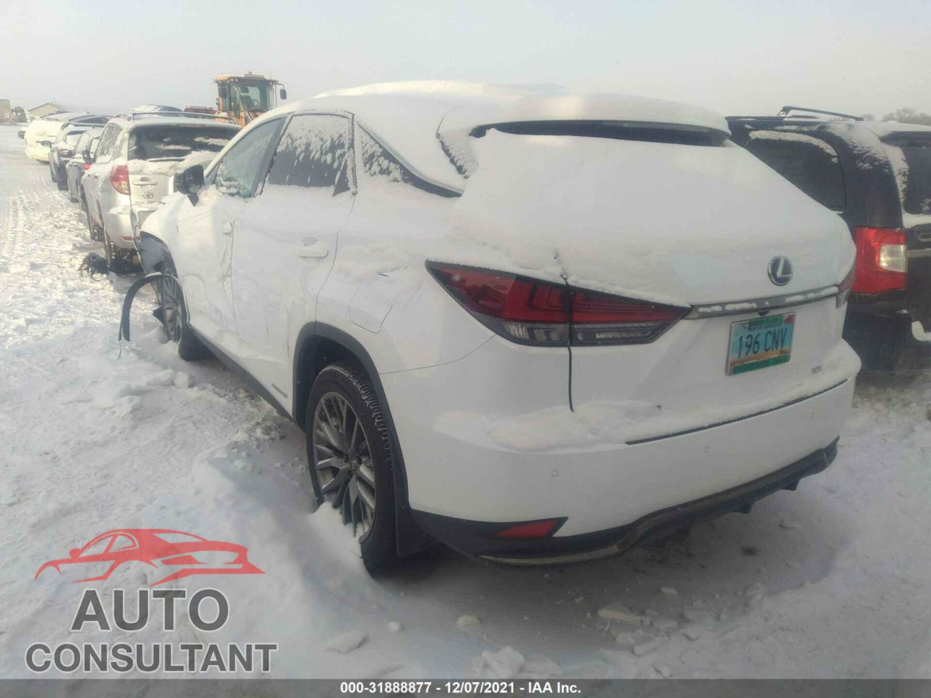 LEXUS RX 2020 - 2T2SGMDA4LC047987