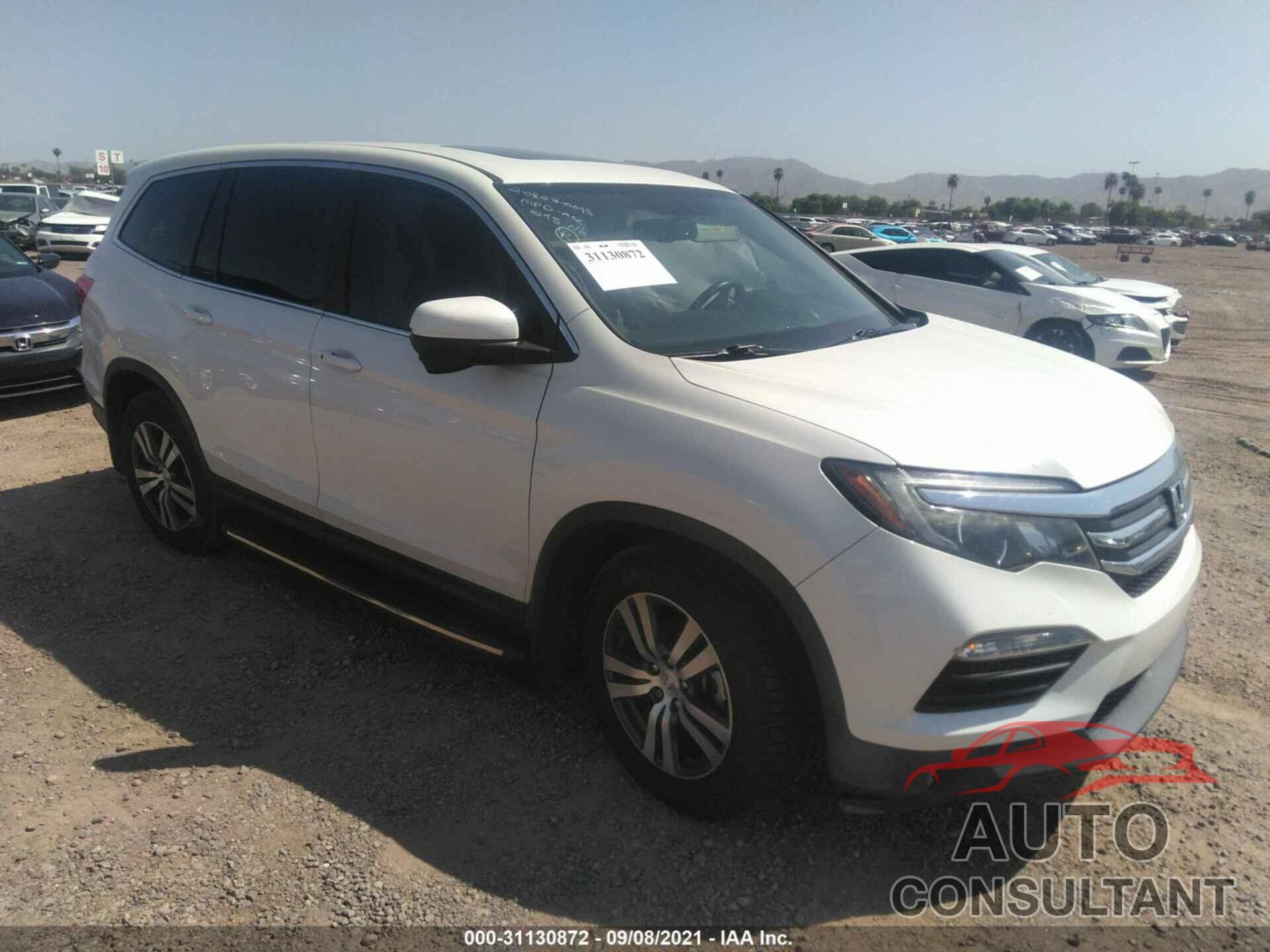HONDA PILOT 2016 - 5FNYF5H55GB027009
