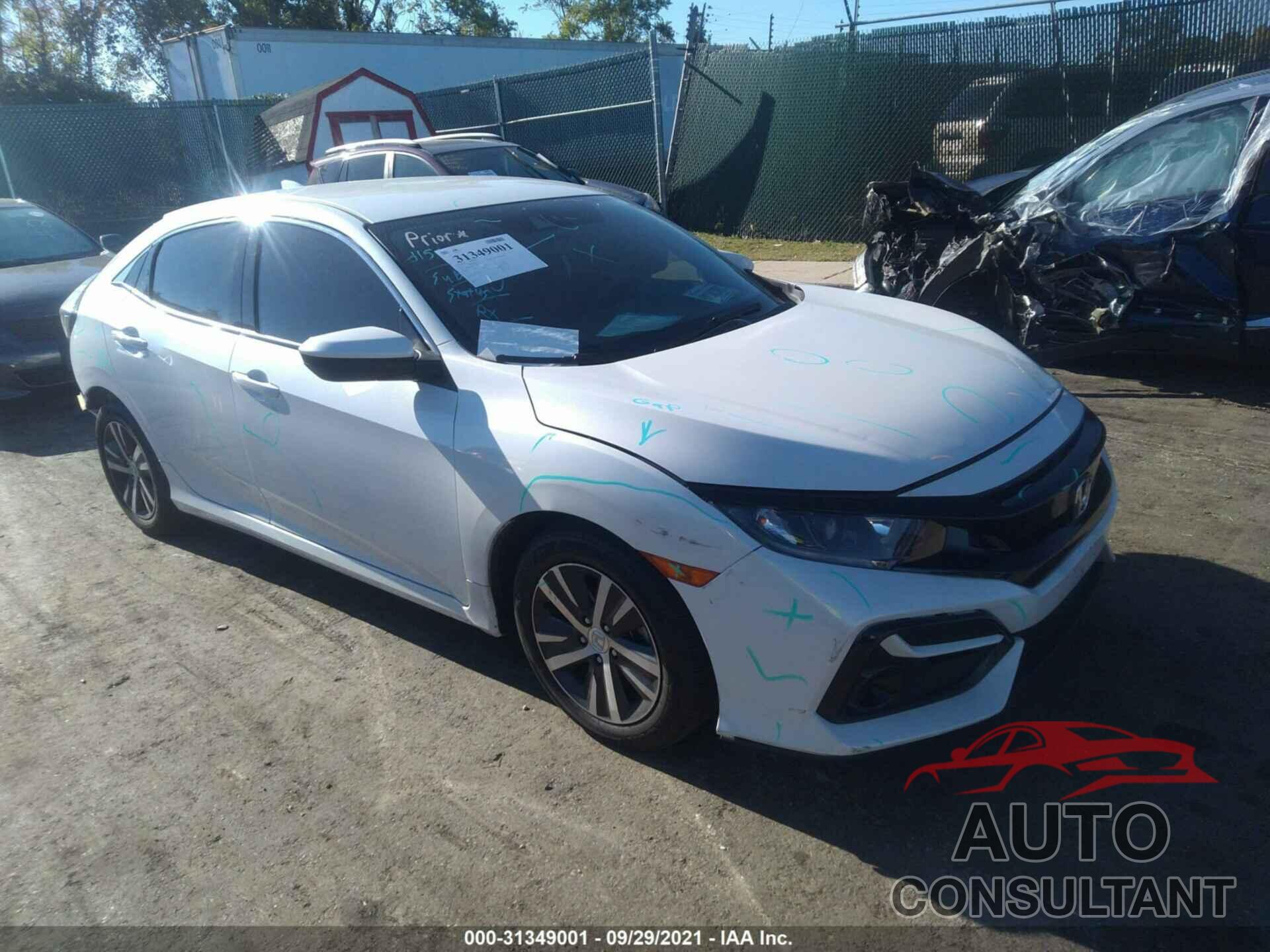 HONDA CIVIC HATCHBACK 2020 - SHHFK7H3XLU412782