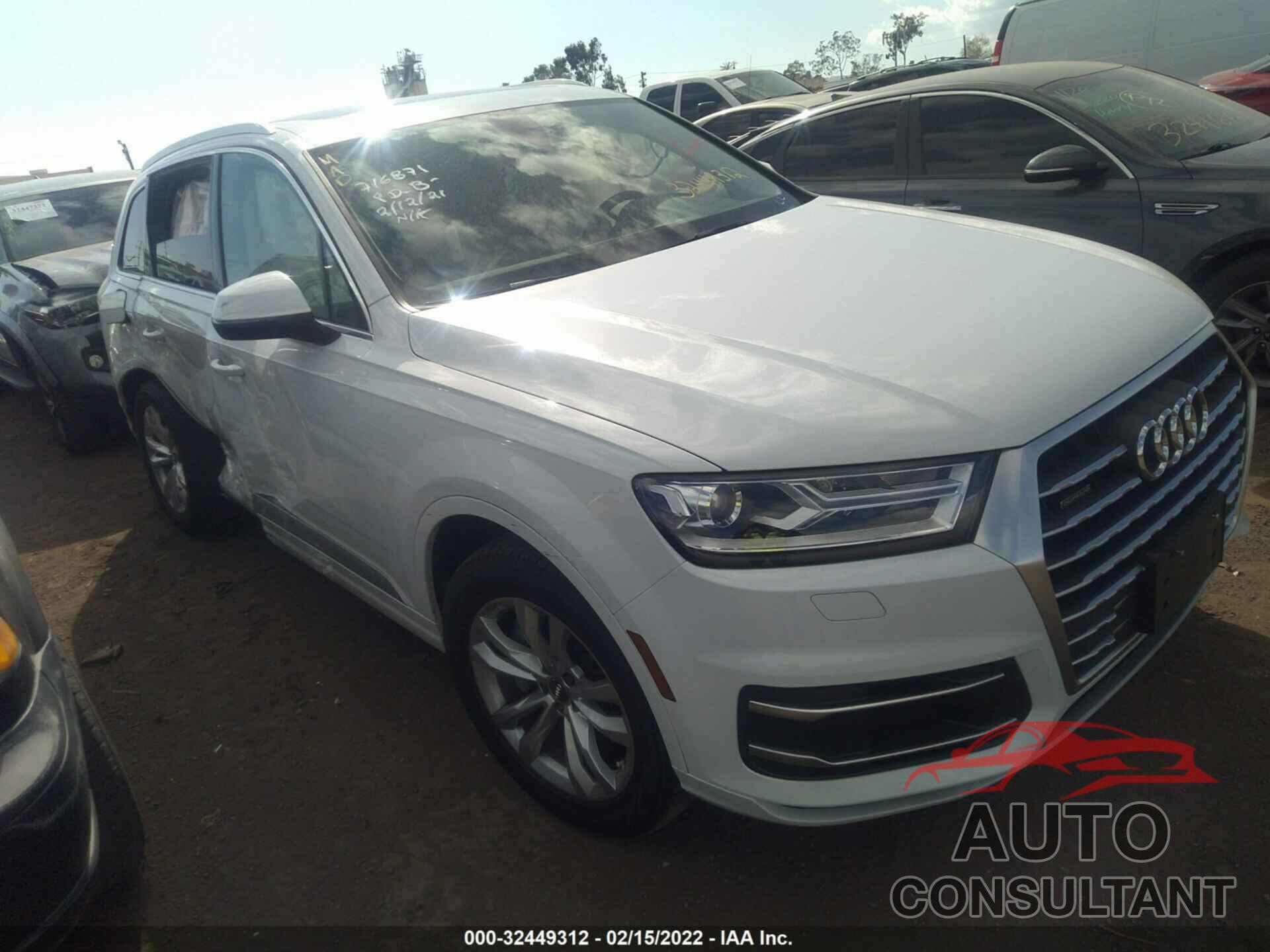 AUDI Q7 2019 - WA1AHAF7XKD037361