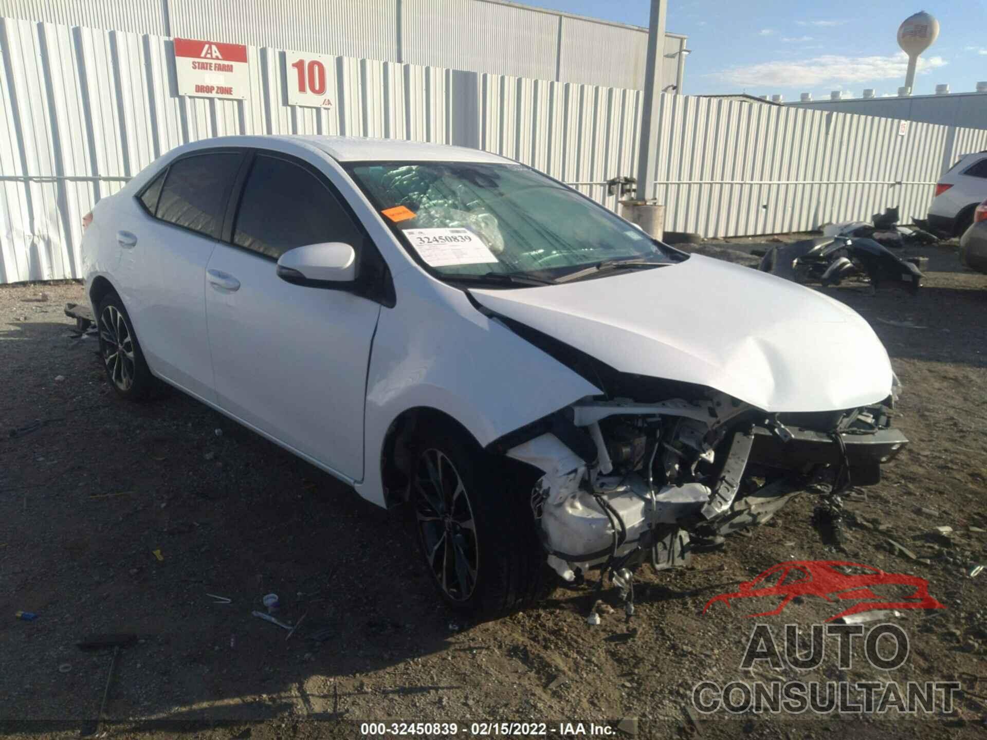 TOYOTA COROLLA 2017 - 2T1BURHE6HC747511
