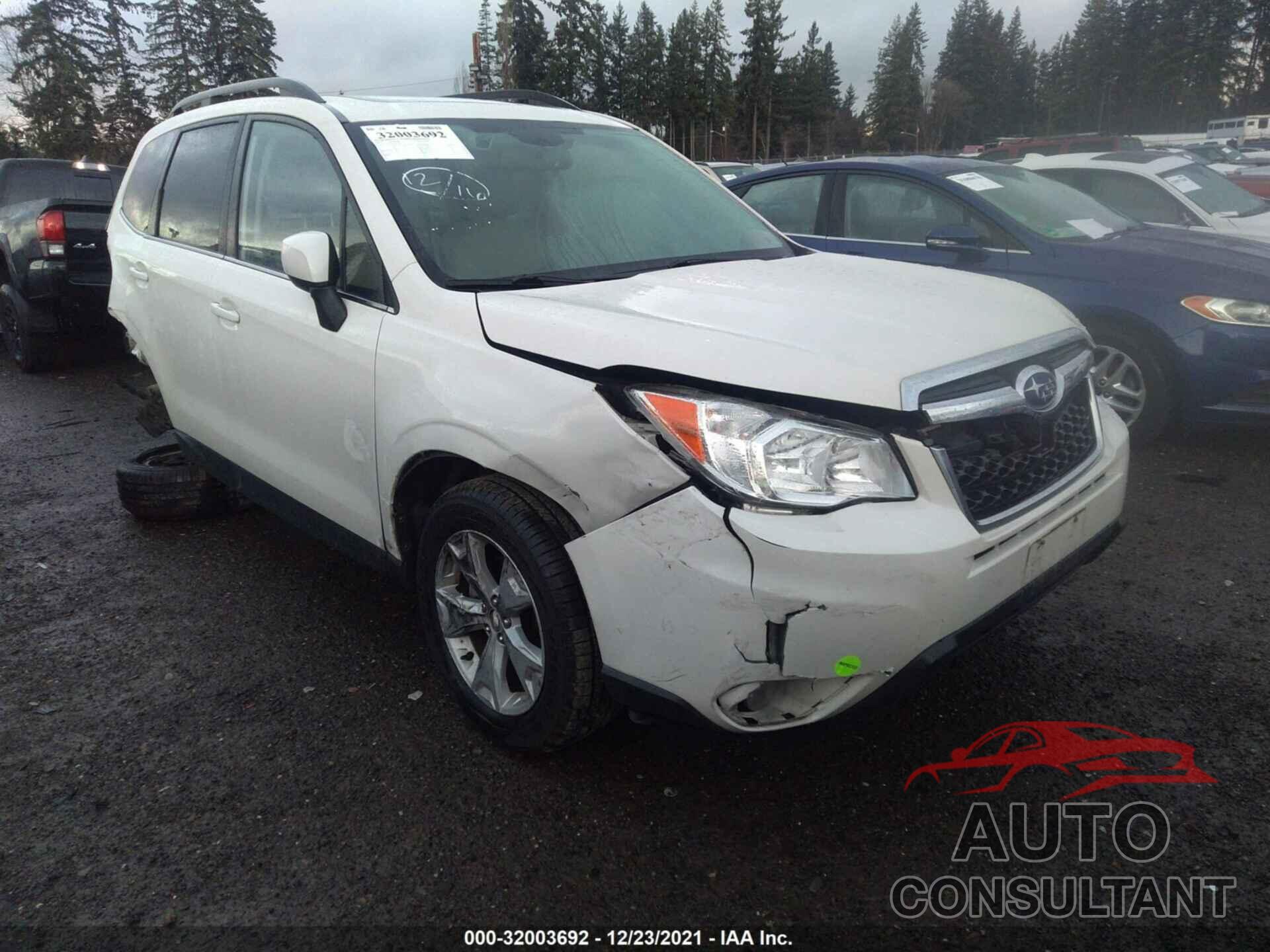 SUBARU FORESTER 2016 - JF2SJARC9GH428901