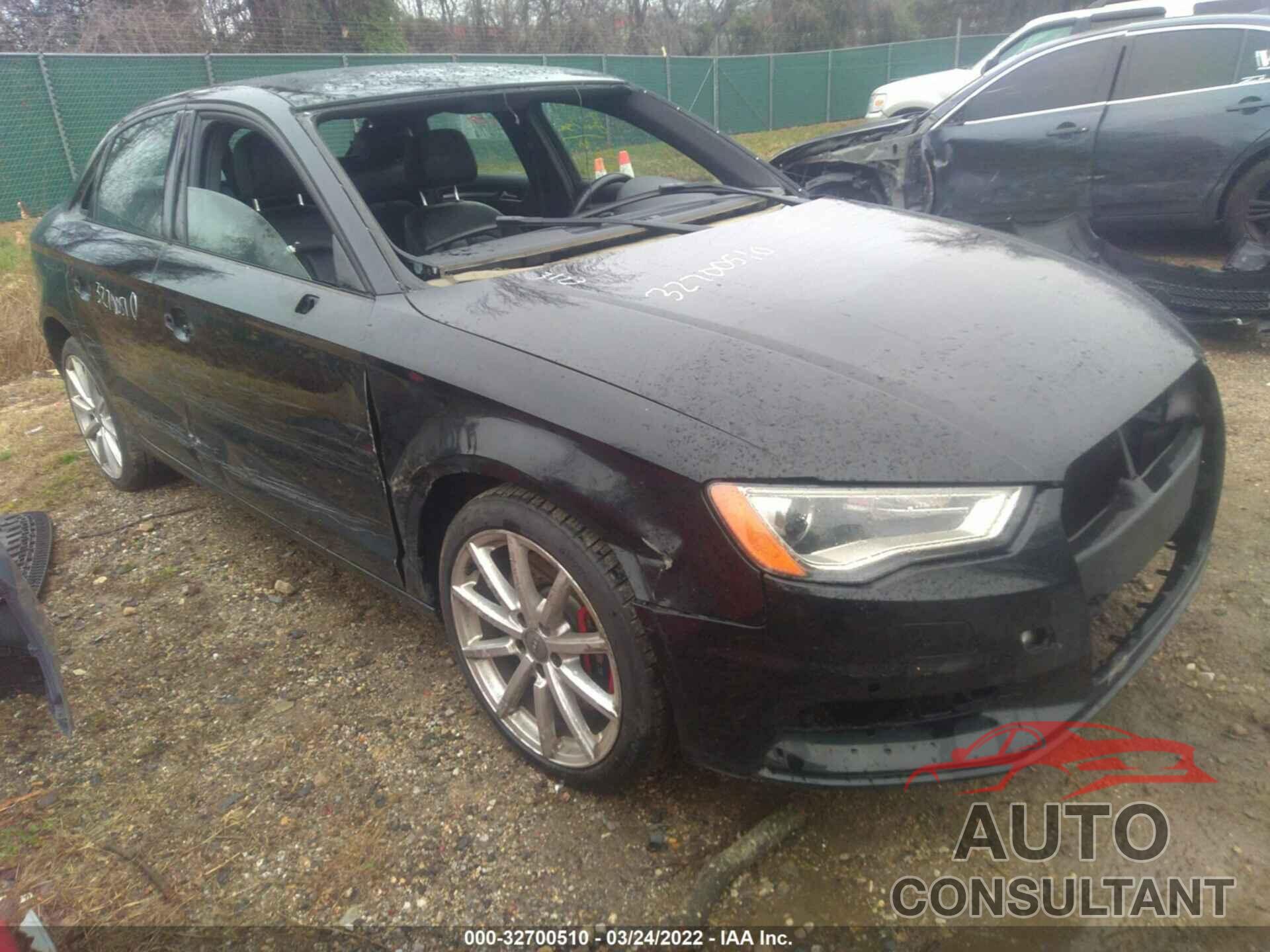 AUDI A3 2016 - WAUB8GFF1G1117884