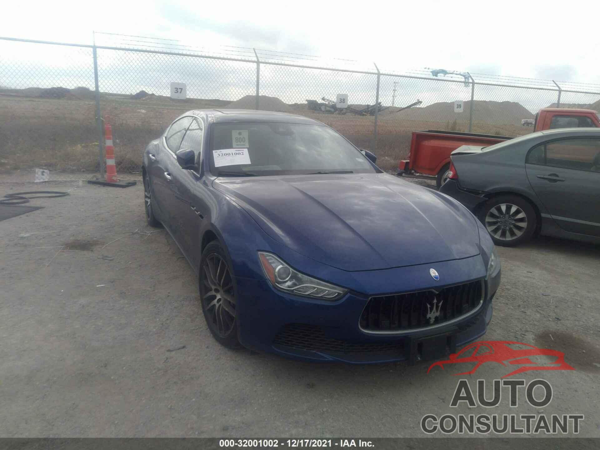 MASERATI GHIBLI 2017 - ZAM57RSA0H1226293