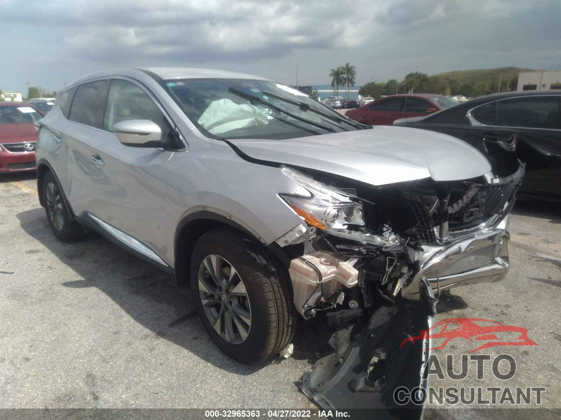 NISSAN MURANO 2017 - 5N1AZ2MH8HN168940