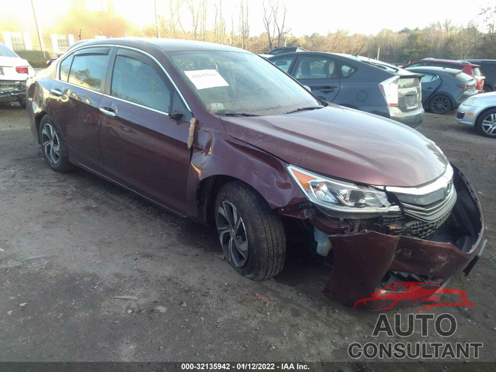 HONDA ACCORD SEDAN 2016 - 1HGCR2F32GA008073