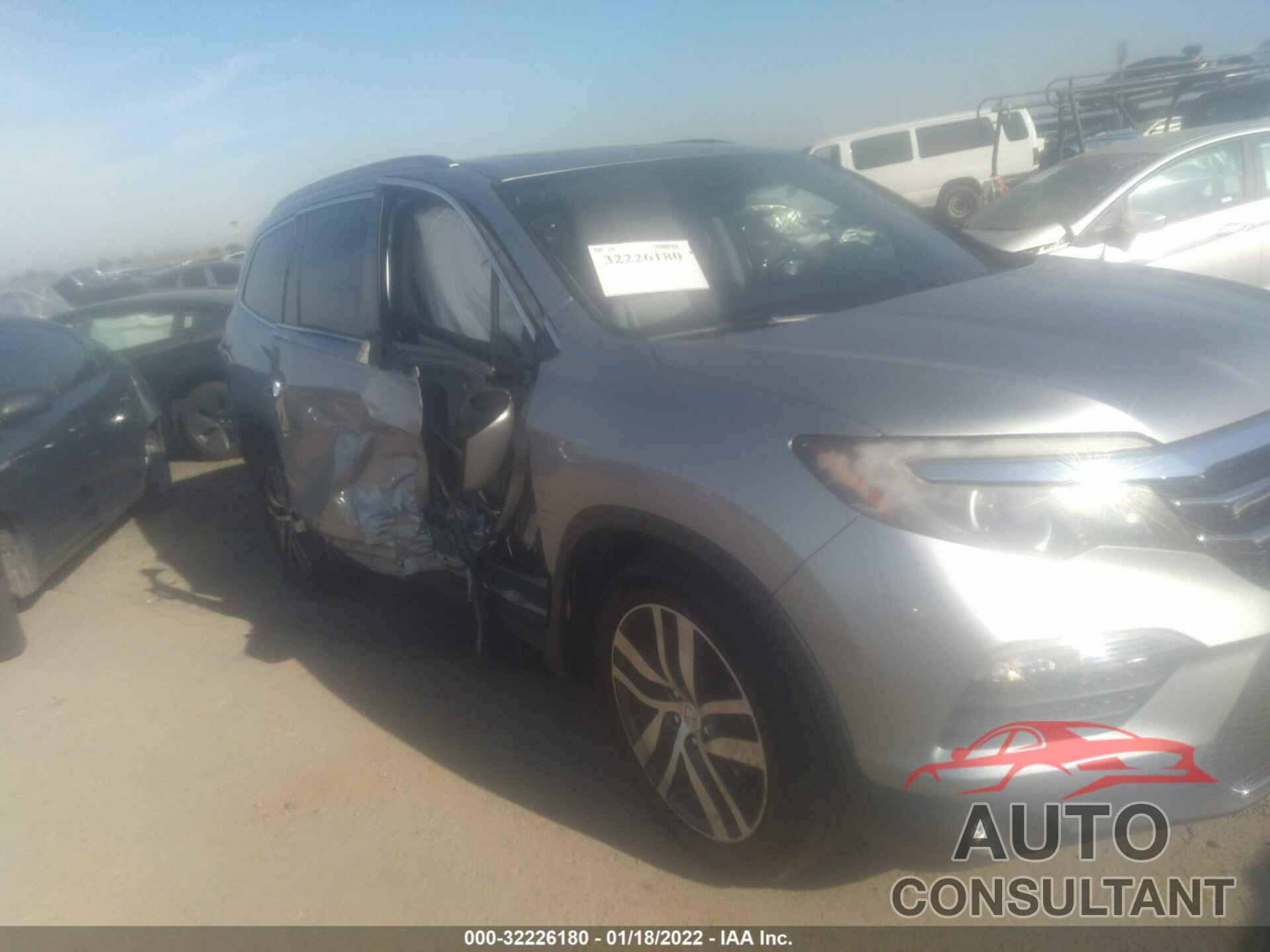 HONDA PILOT 2017 - 5FNYF6H98HB003460