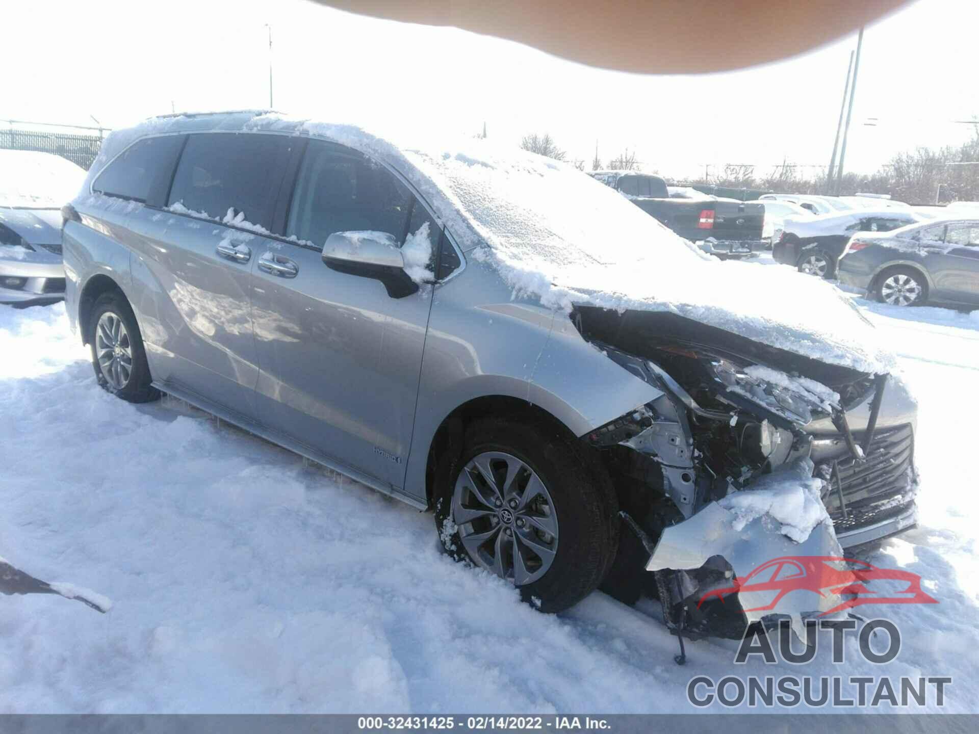 TOYOTA SIENNA 2021 - 5TDYSKFC1MS037264