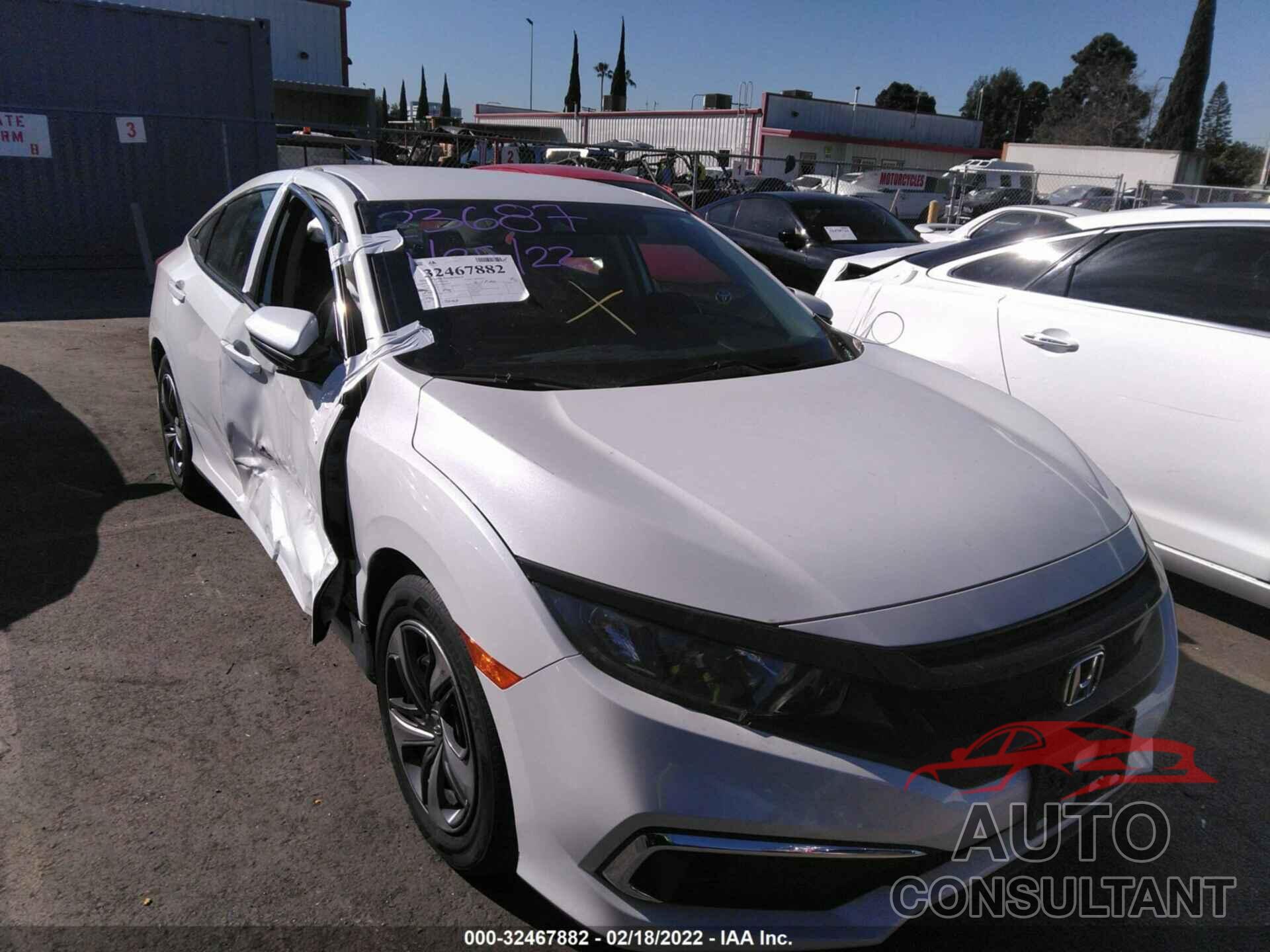 HONDA CIVIC SEDAN 2019 - 2HGFC2F62KH600673