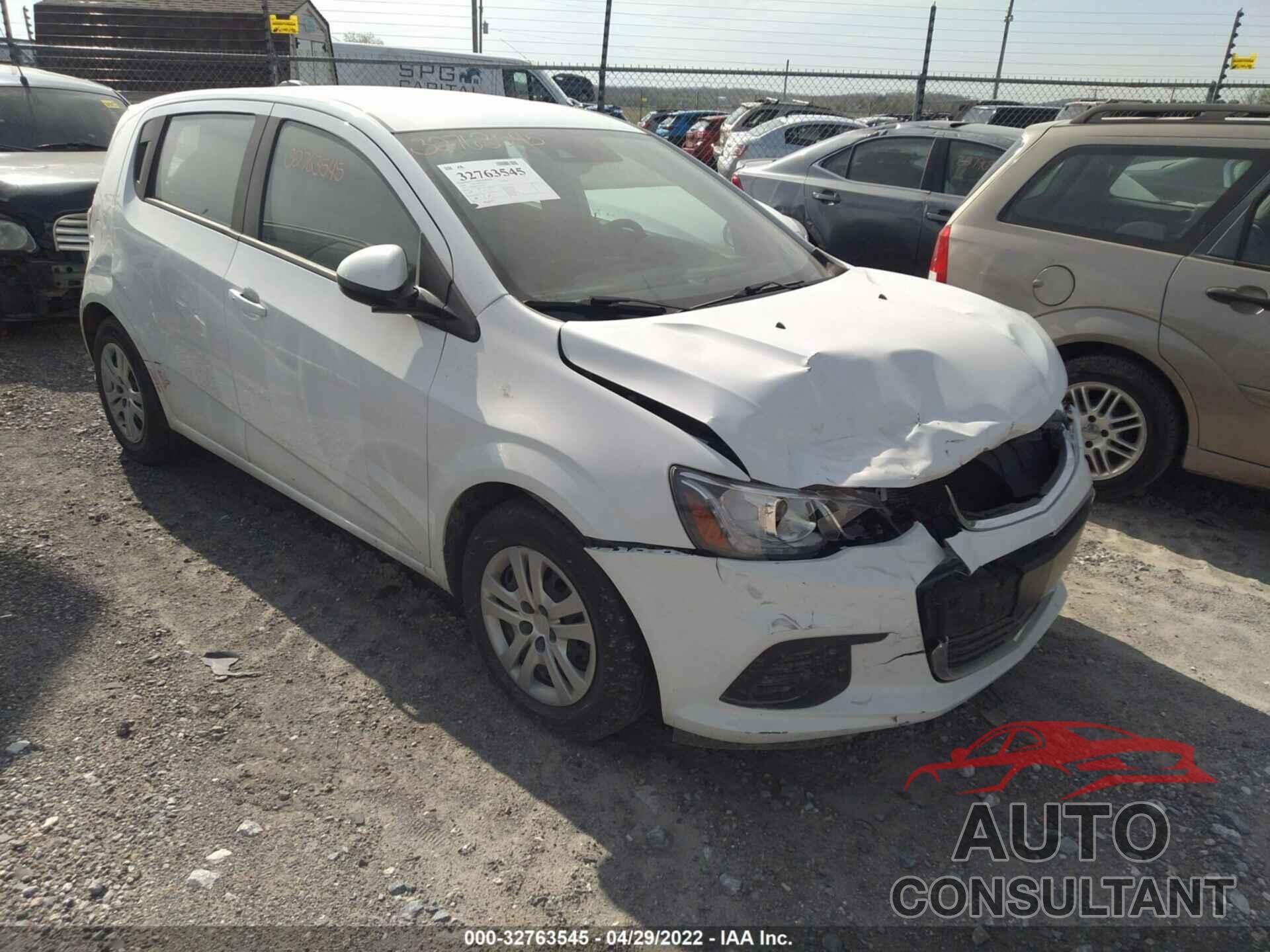 CHEVROLET SONIC 2020 - 1G1JG6SB0L4103104