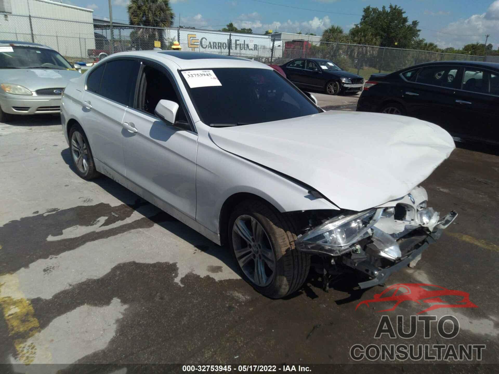 BMW 3 SERIES 2017 - WBA8B9G33HNU52974