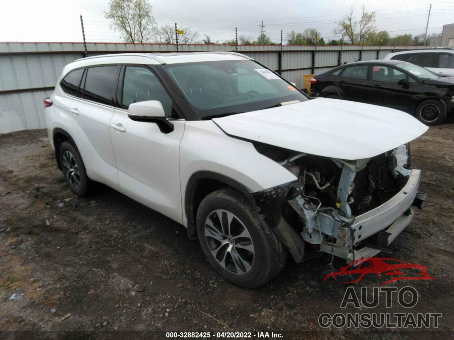 TOYOTA HIGHLANDER 2021 - 5TDGZRBH7MS071159