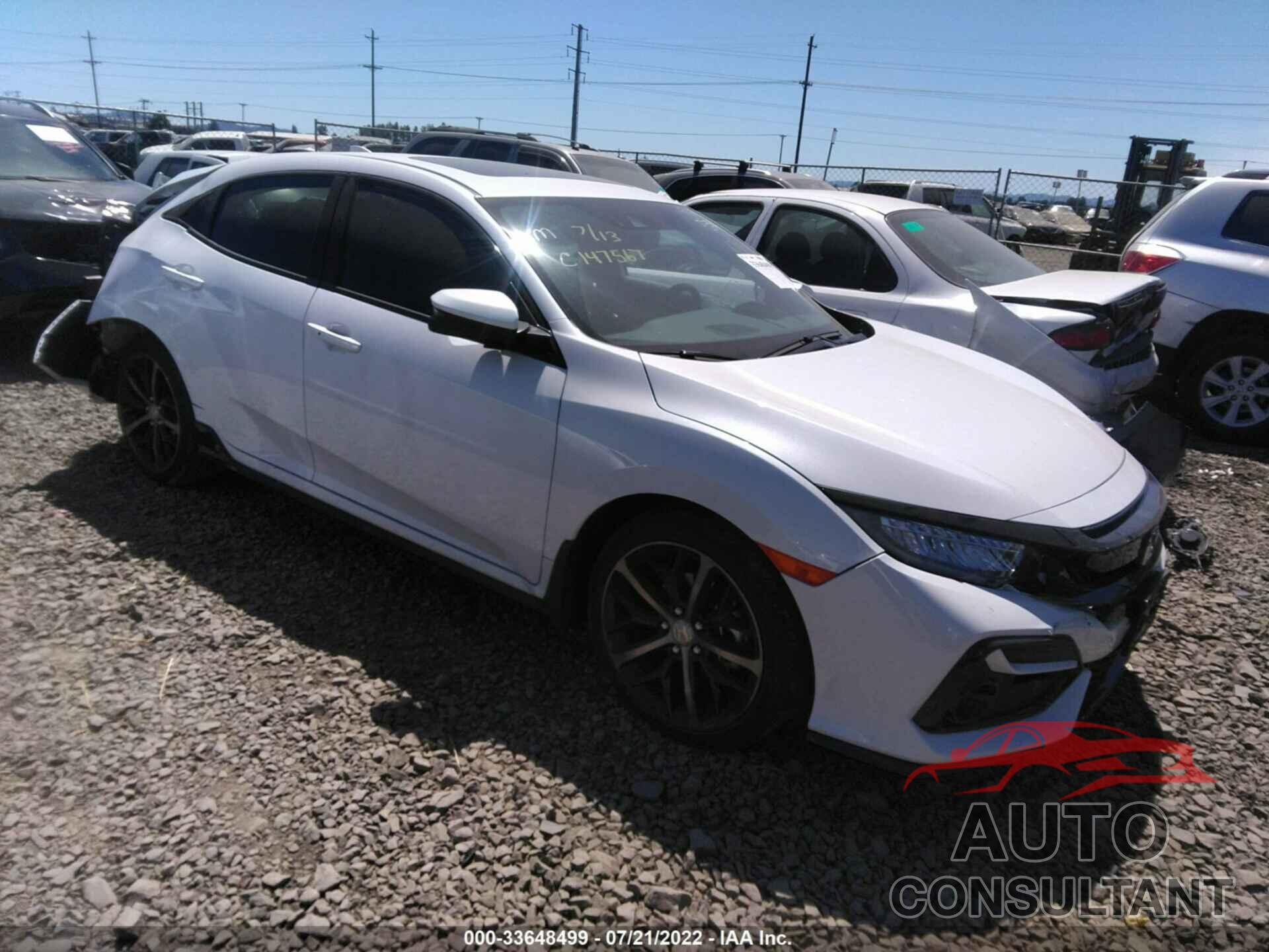 HONDA CIVIC HATCHBACK 2021 - SHHFK7H94MU417742