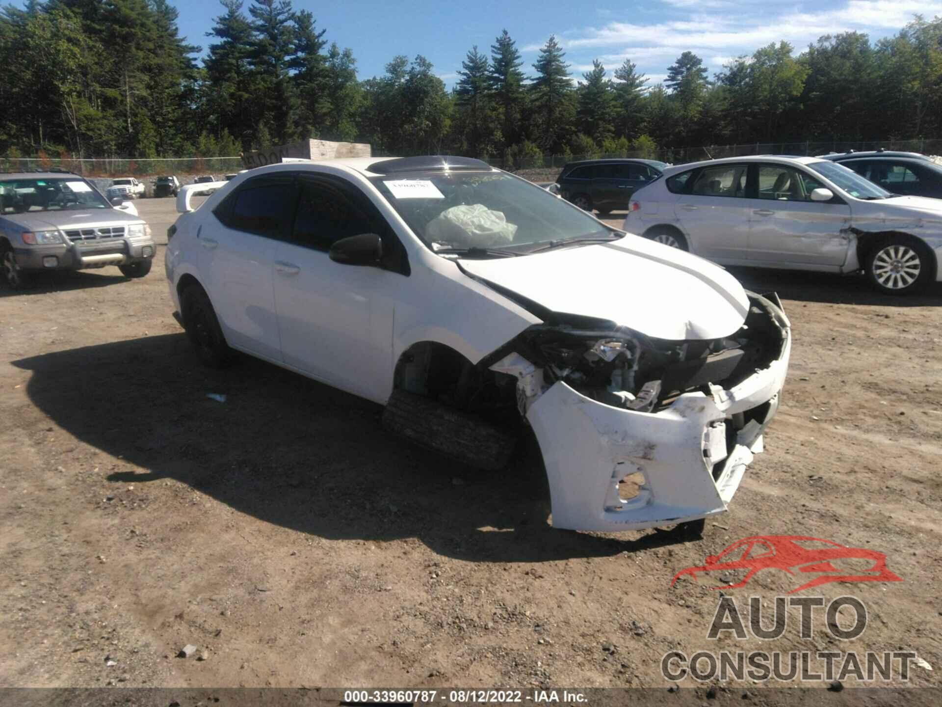 TOYOTA COROLLA 2016 - 2T1BURHE6GC635905