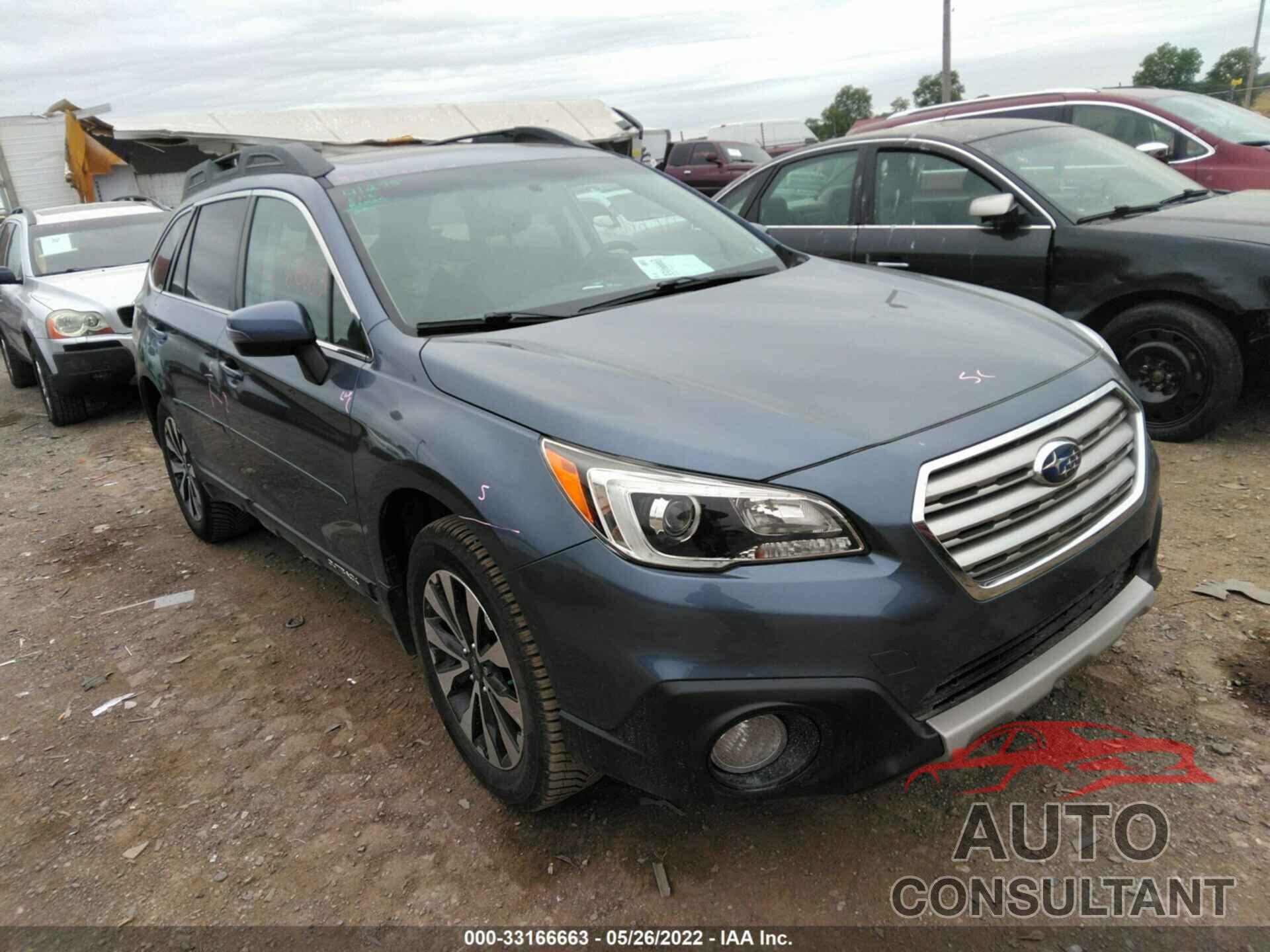 SUBARU OUTBACK 2016 - 4S4BSALCXG3217381