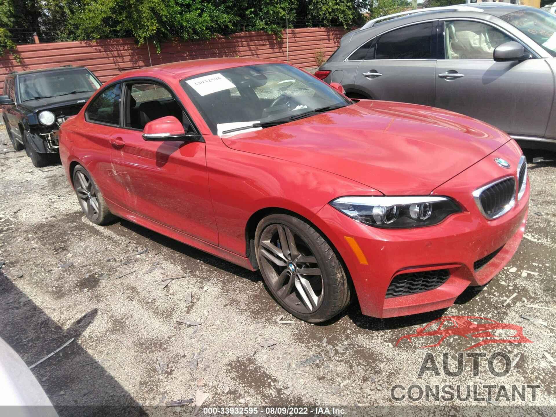 BMW 2 SERIES 2019 - WBA2J1C59KVD09944